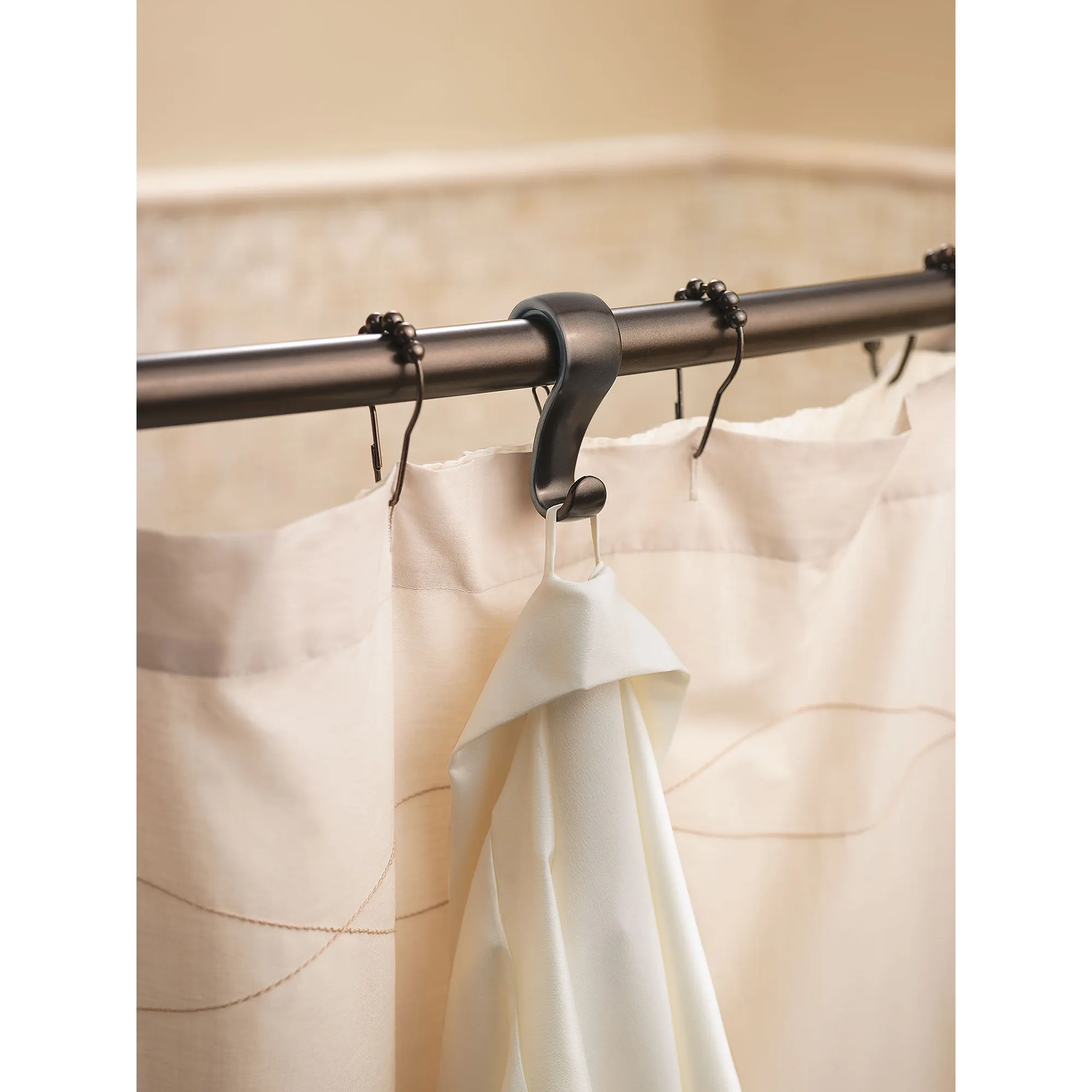 Moen Chrome Shower Curtain Rings - Image 24