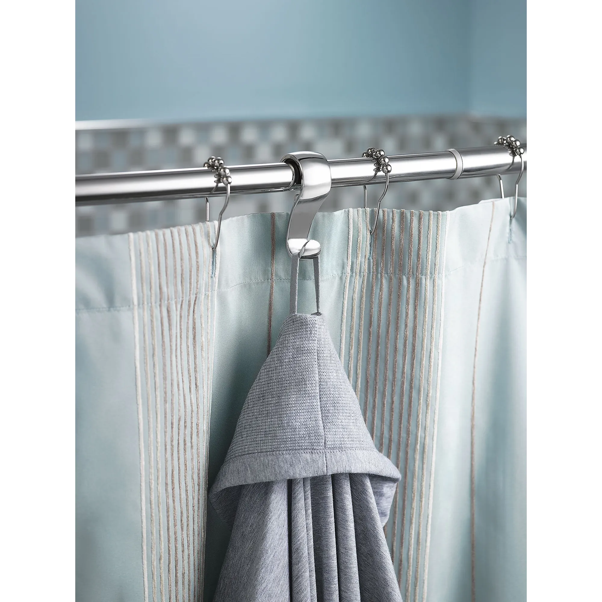 Moen Chrome Shower Curtain Rings - Image 6