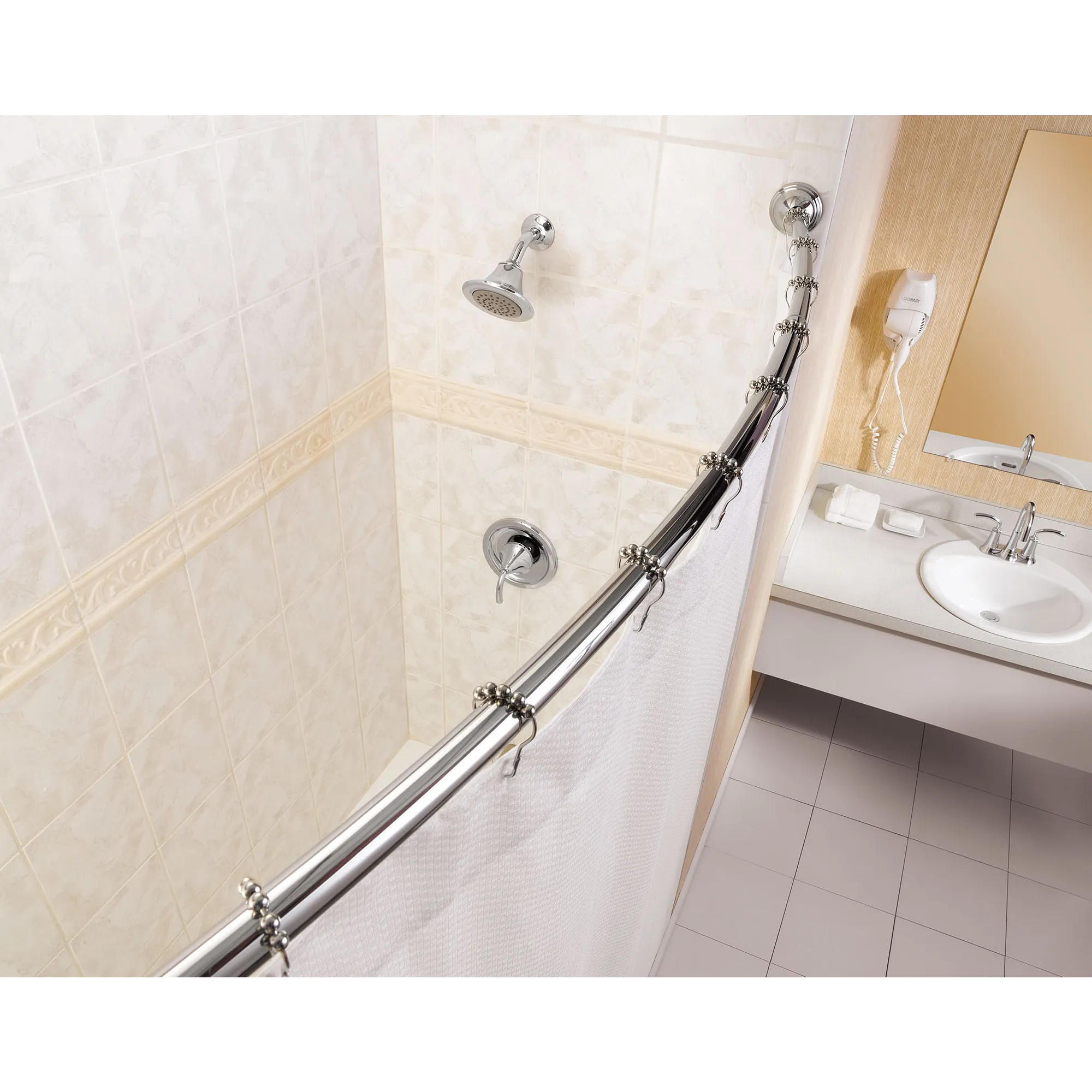 Moen Chrome Shower Curtain Rings - Image 8