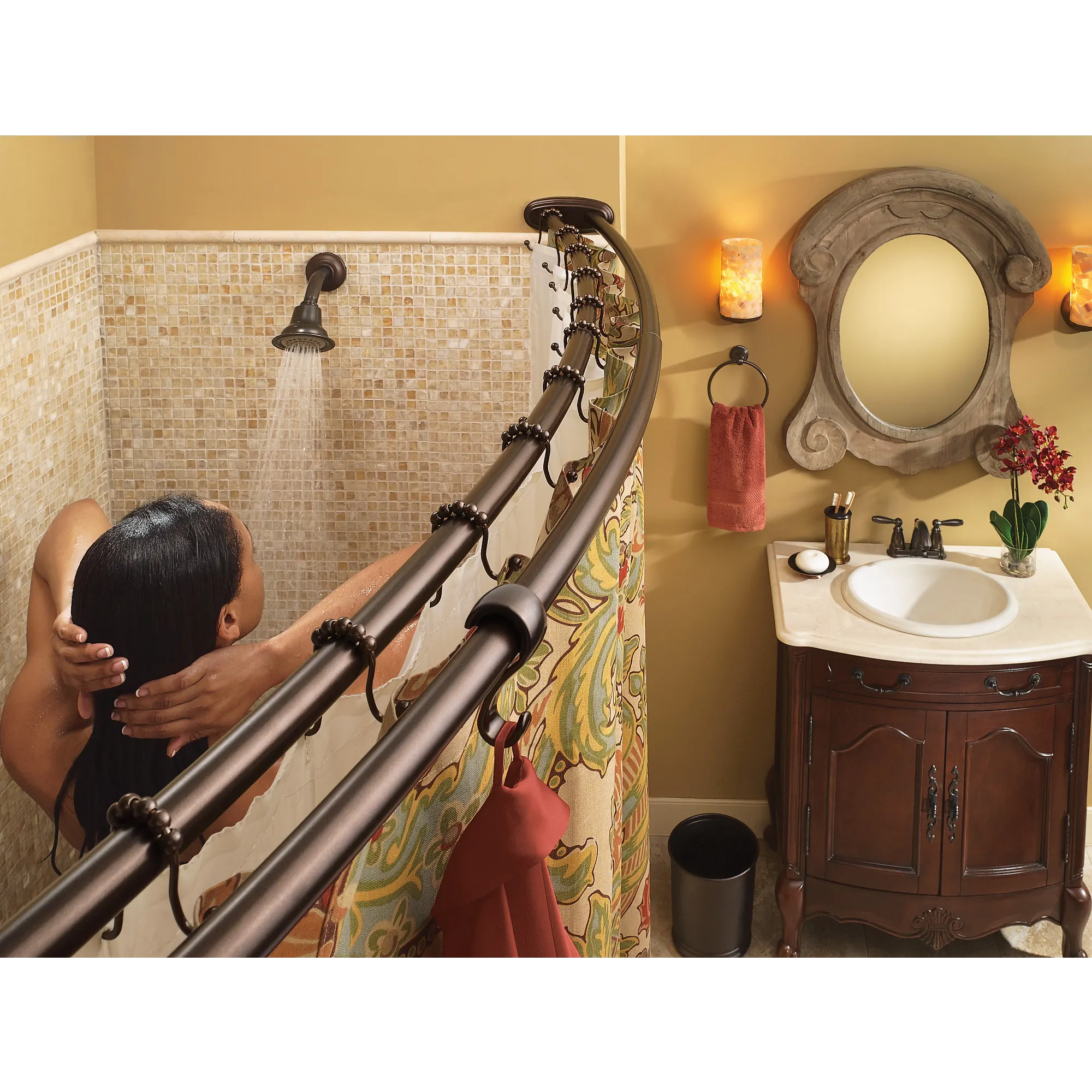 Moen Chrome Shower Curtain Rings - Image 33