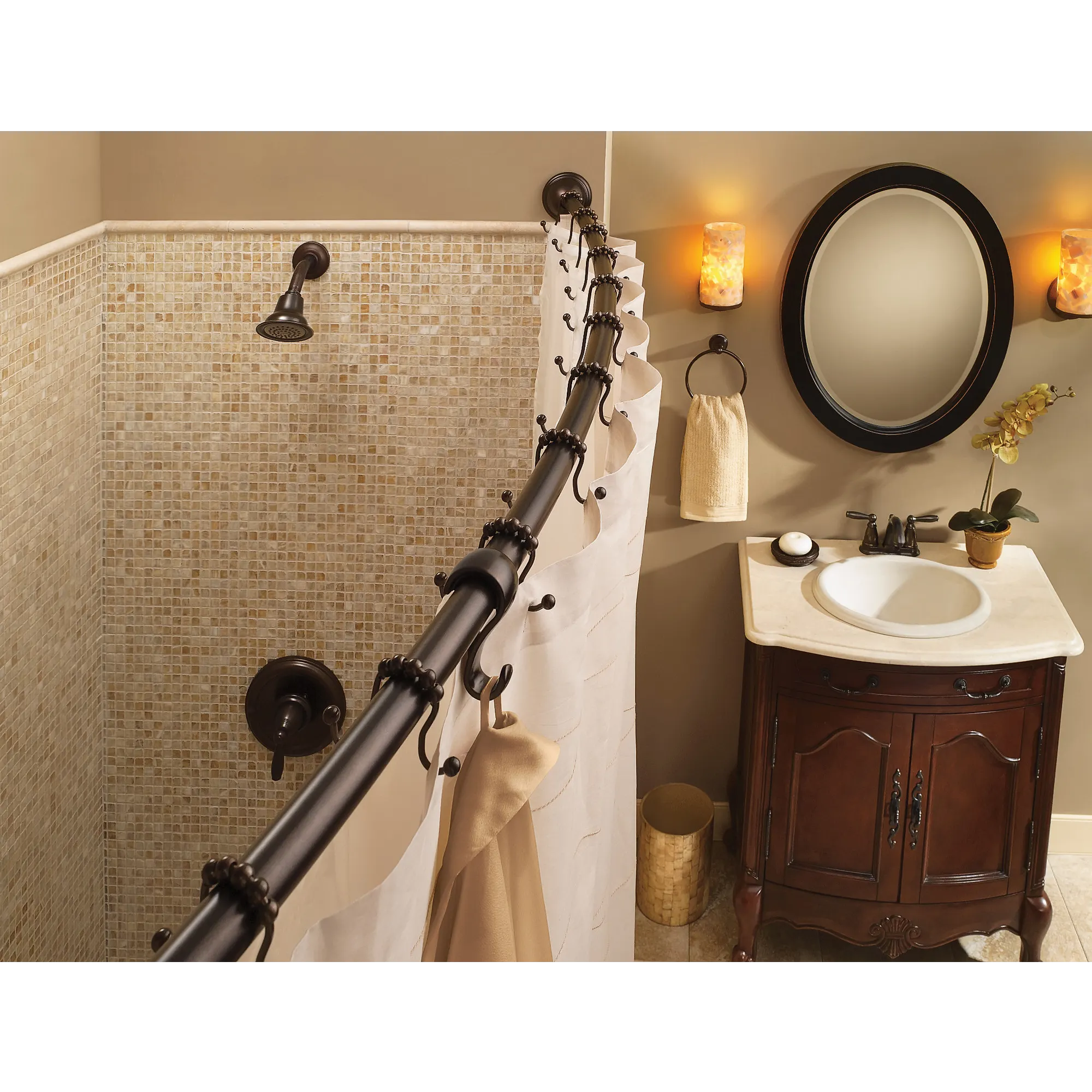 Moen Chrome Shower Curtain Rings - Image 34