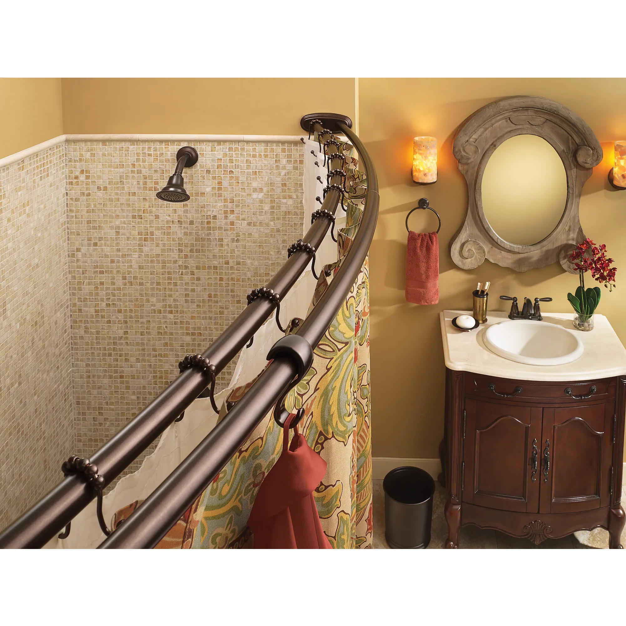Moen Chrome Shower Curtain Rings - Image 36