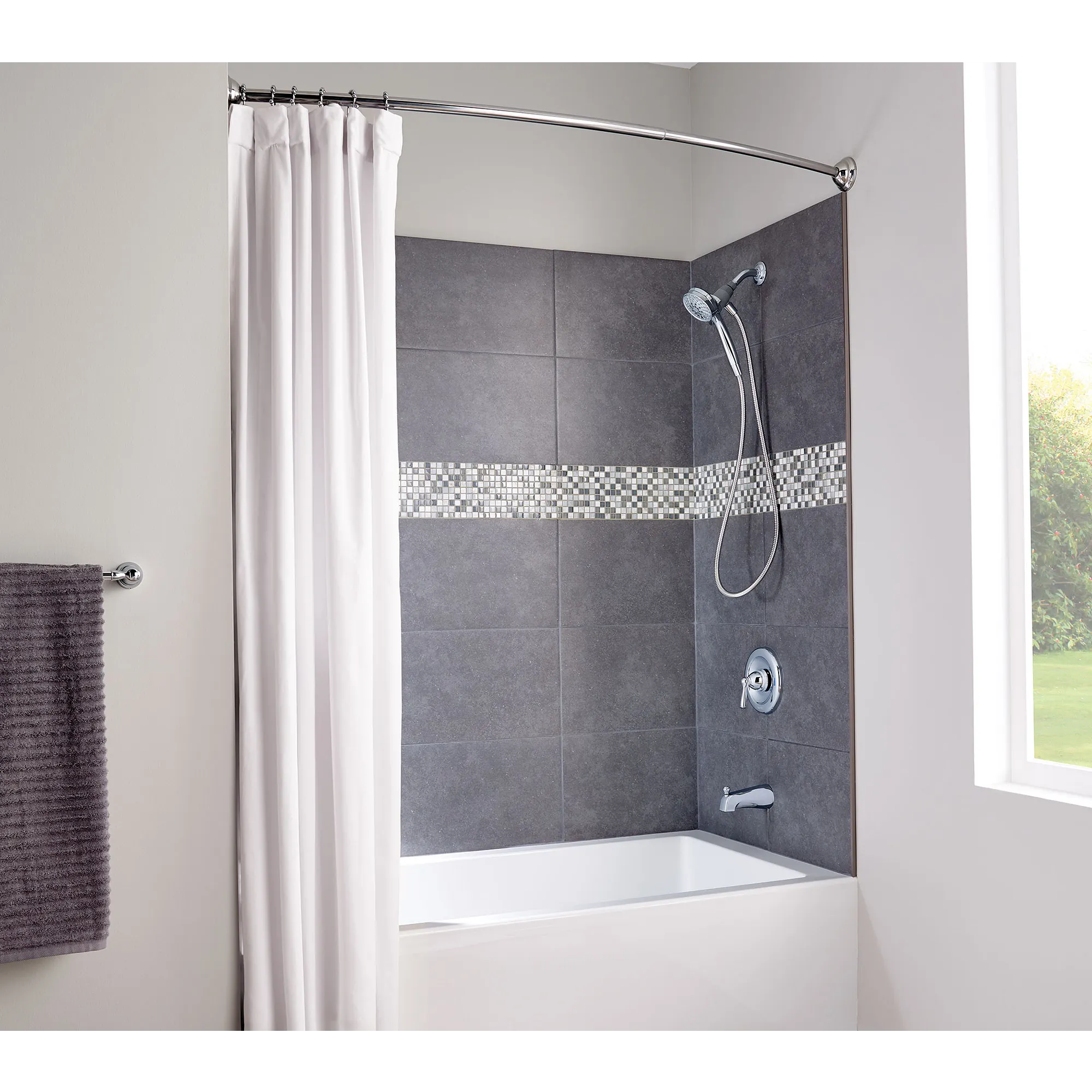Moen Chrome Shower Curtain Rings - Image 8