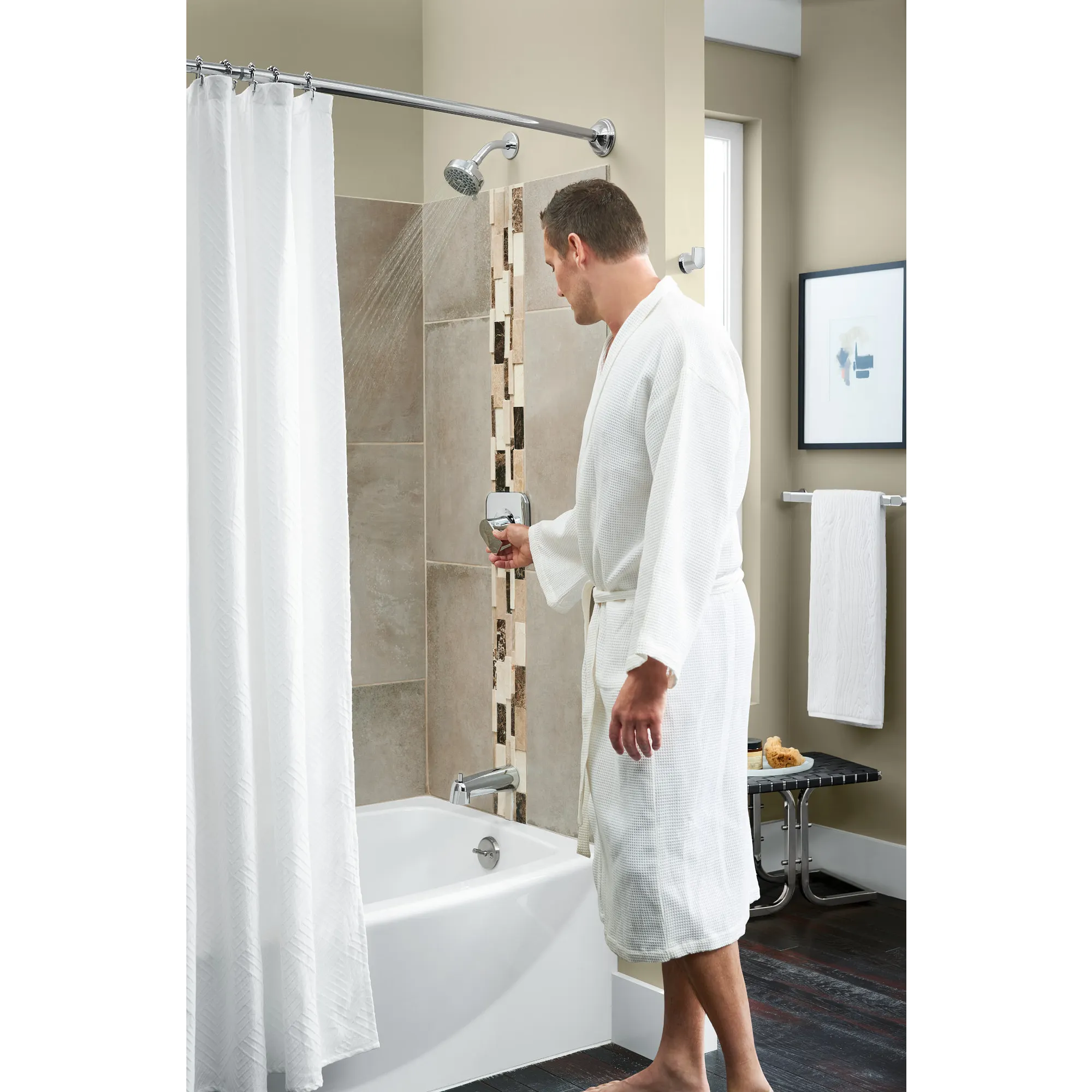 Genta LX Chrome Posi-Temp(R) Tub/Shower - Image 3