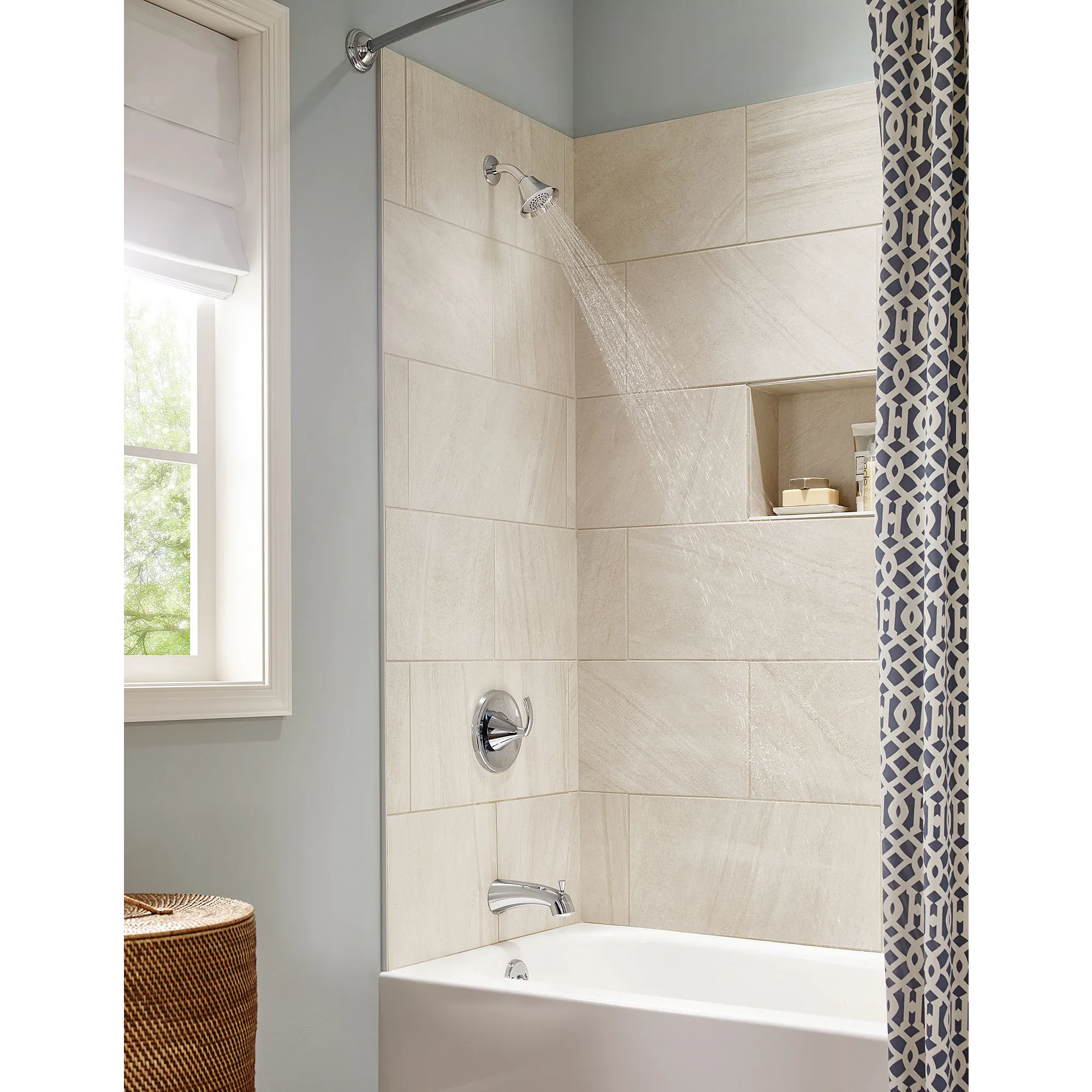 Glyde Chrome Posi-Temp(R) Eco-Performance Tub/Shower - Image 8