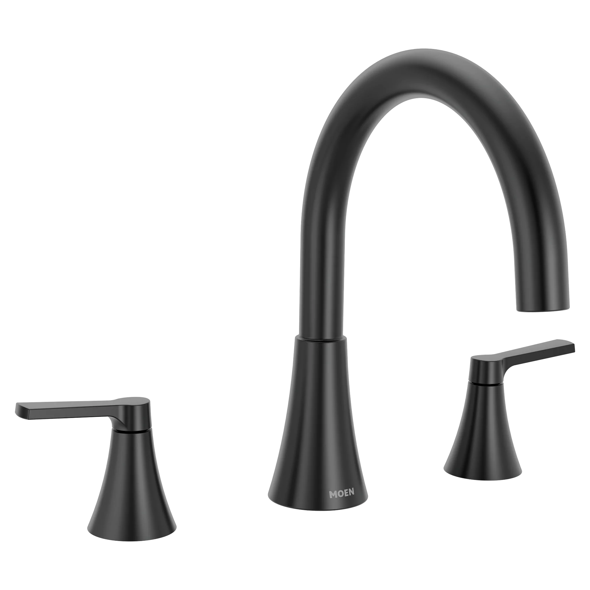 Jase Chrome two-handle non diverter roman tub faucet - Image 3