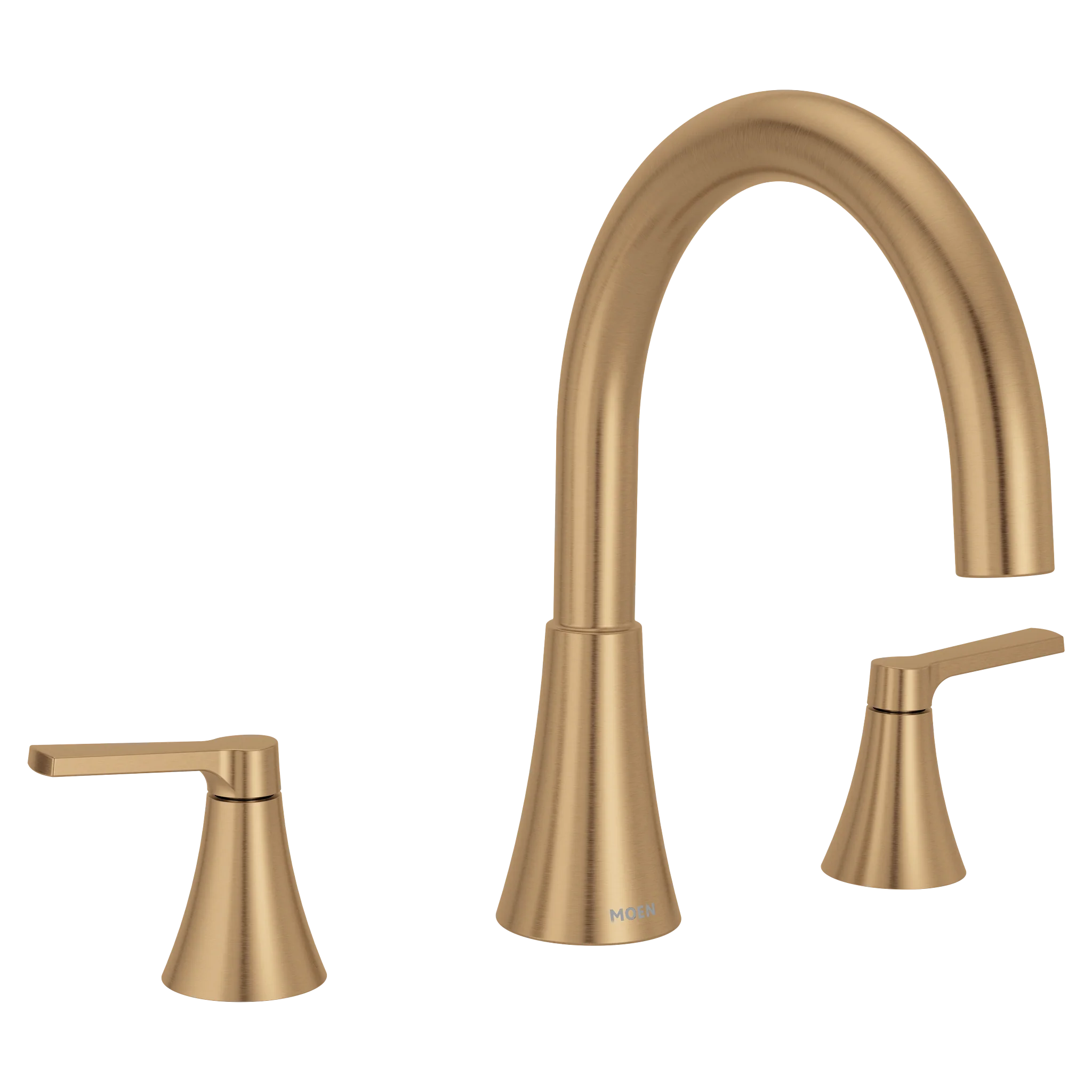 Jase Chrome two-handle non diverter roman tub faucet - Image 7