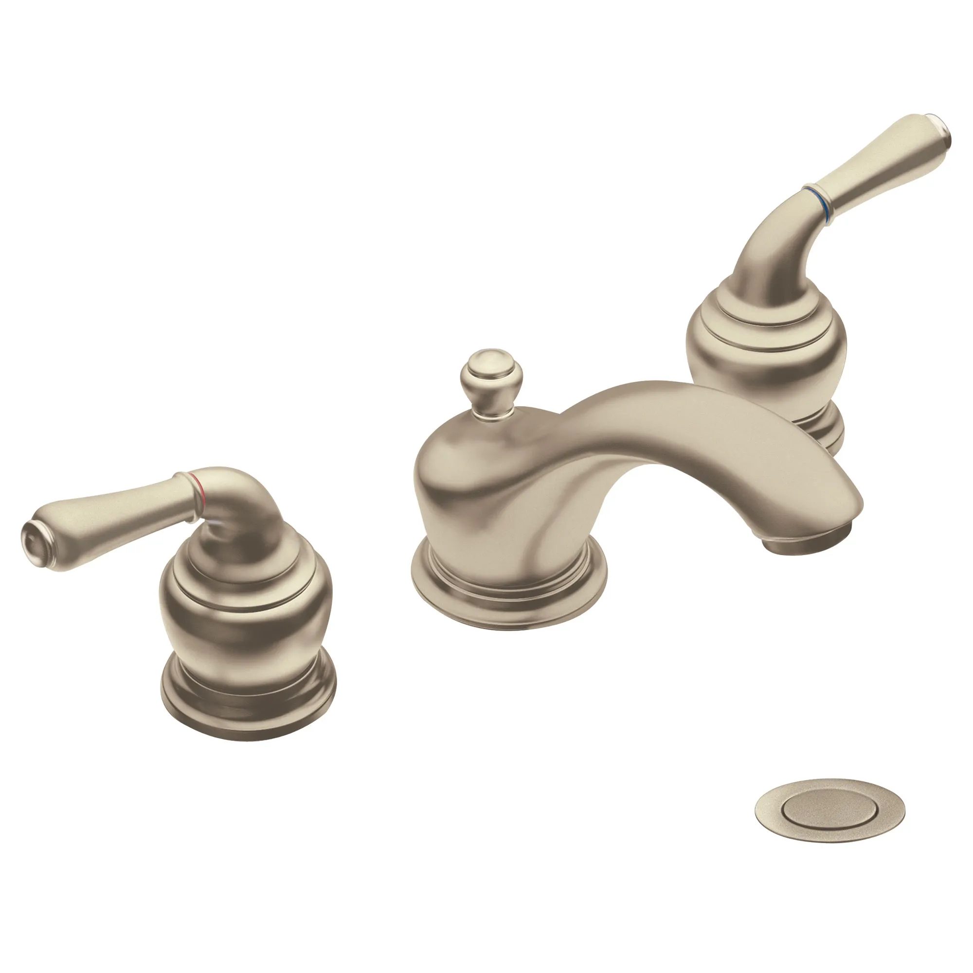 Monticello Chrome two-handle low arc bathroom faucet - Image 11