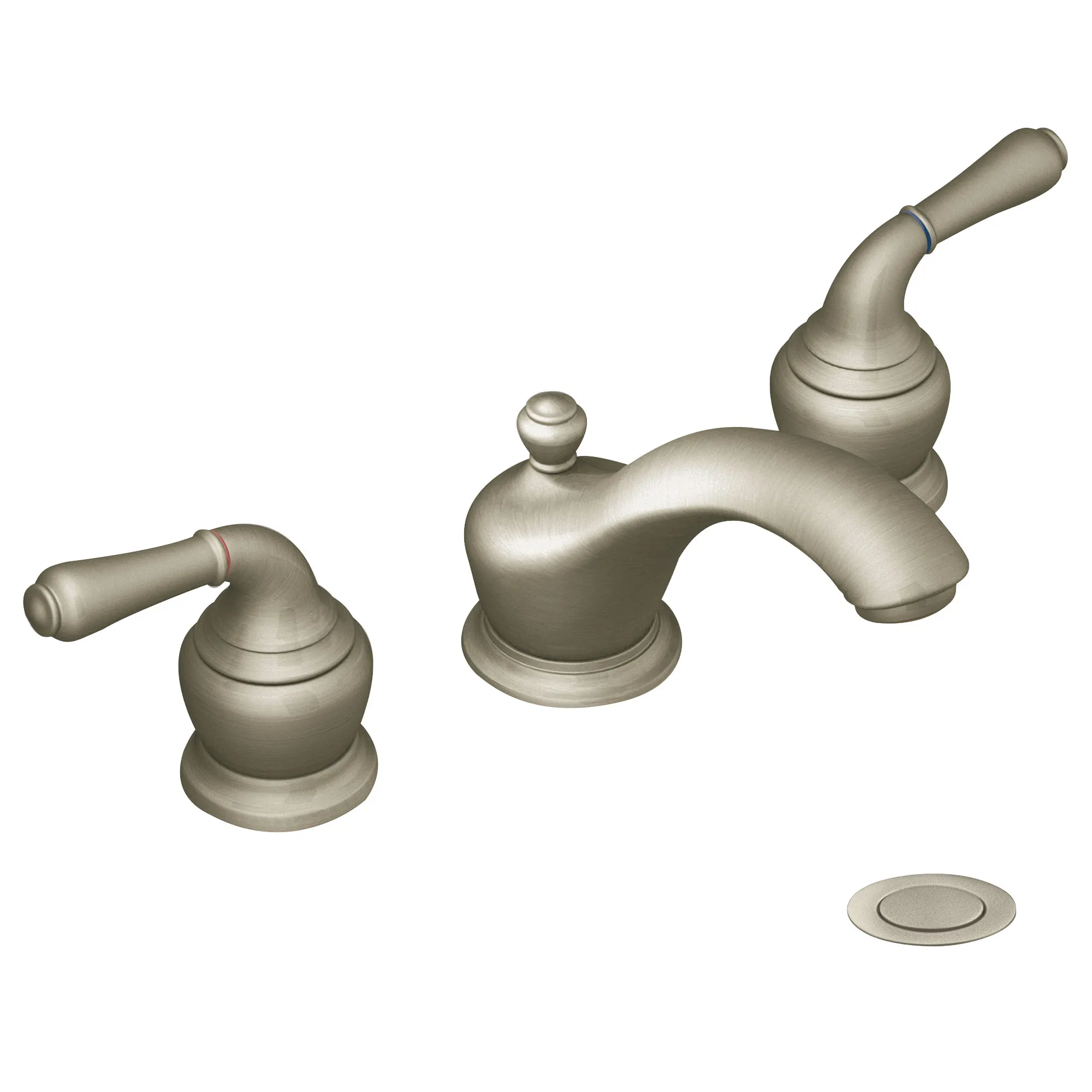 Monticello Chrome two-handle low arc bathroom faucet - Image 21