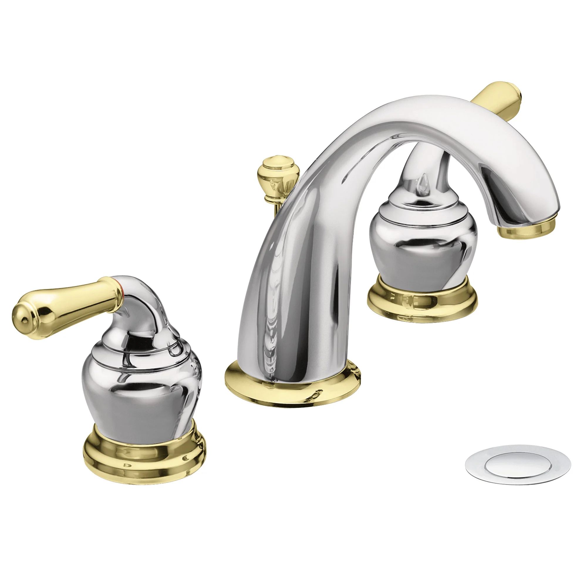 Monticello Chrome two-handle high arc bathroom faucet - Image 13