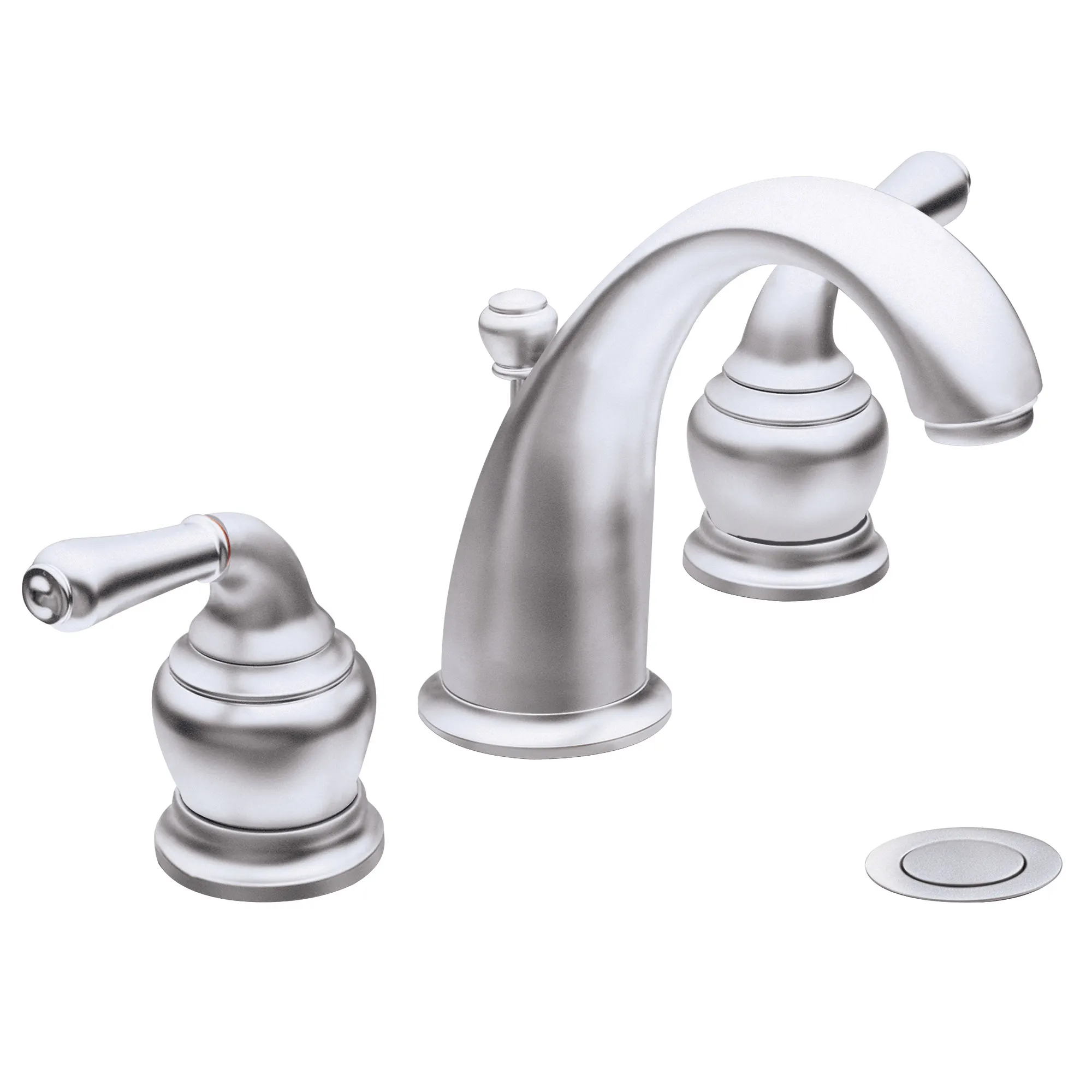 Monticello Chrome two-handle high arc bathroom faucet - Image 9