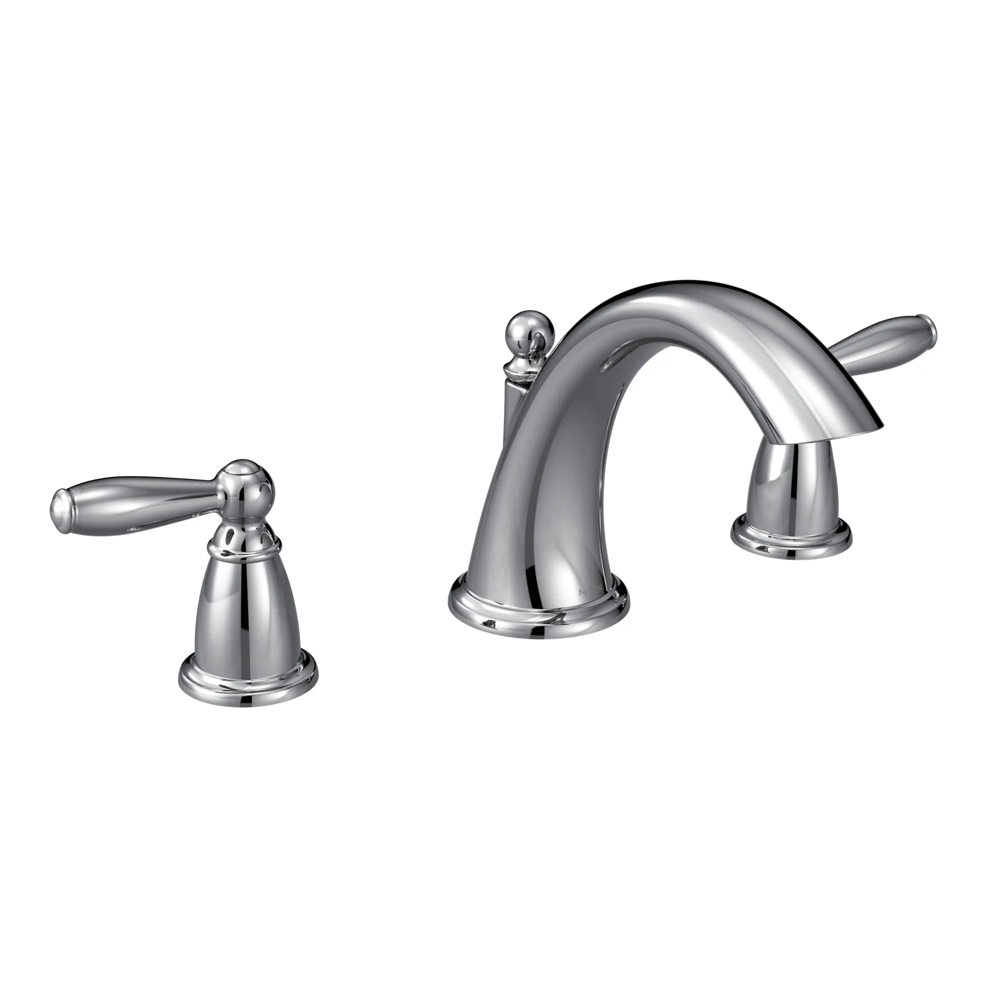 Brantford Chrome Two-Handle Low Arc Roman Tub Faucet - Image 2