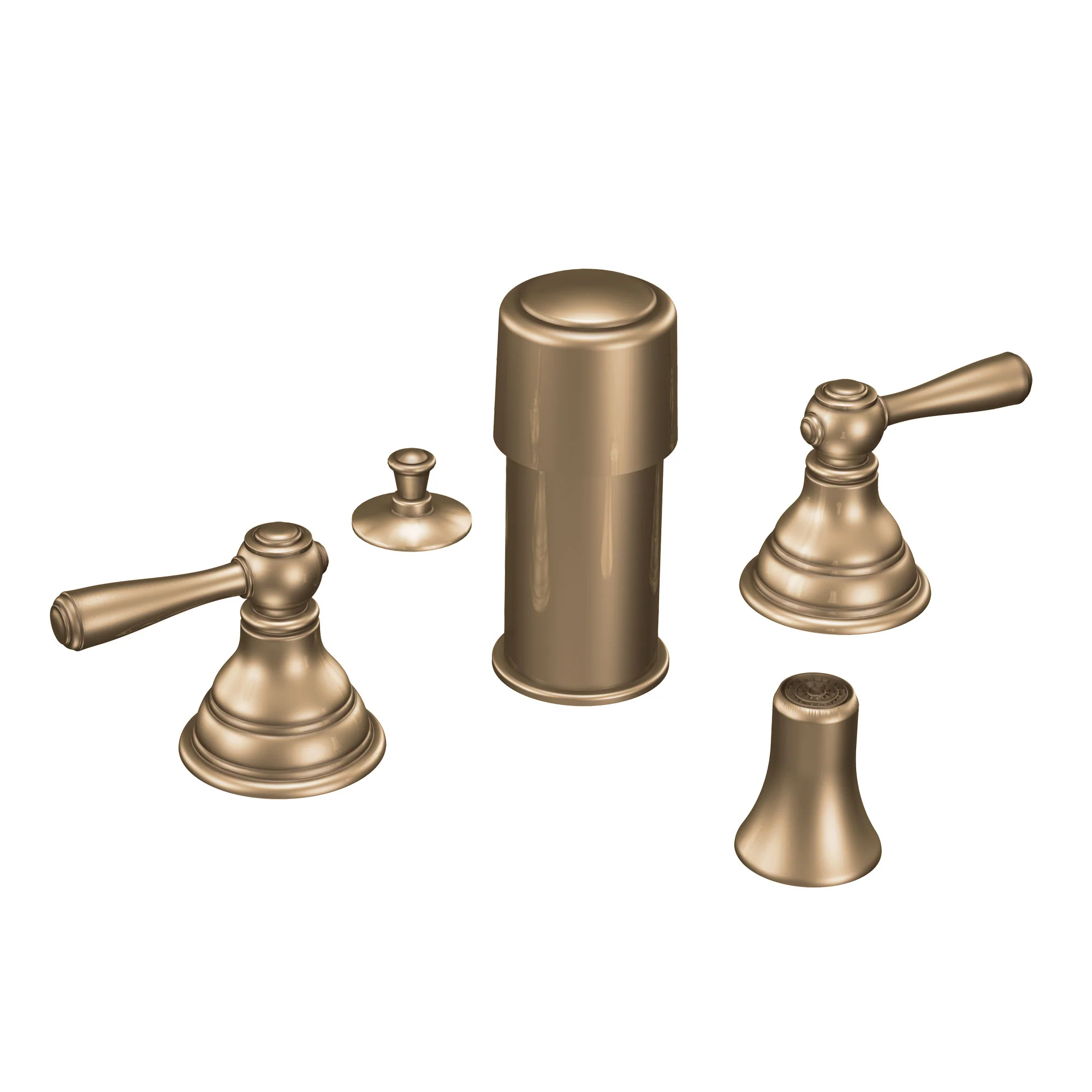 Kingsley Chrome Two-Handle Bidet Faucet - Image 13