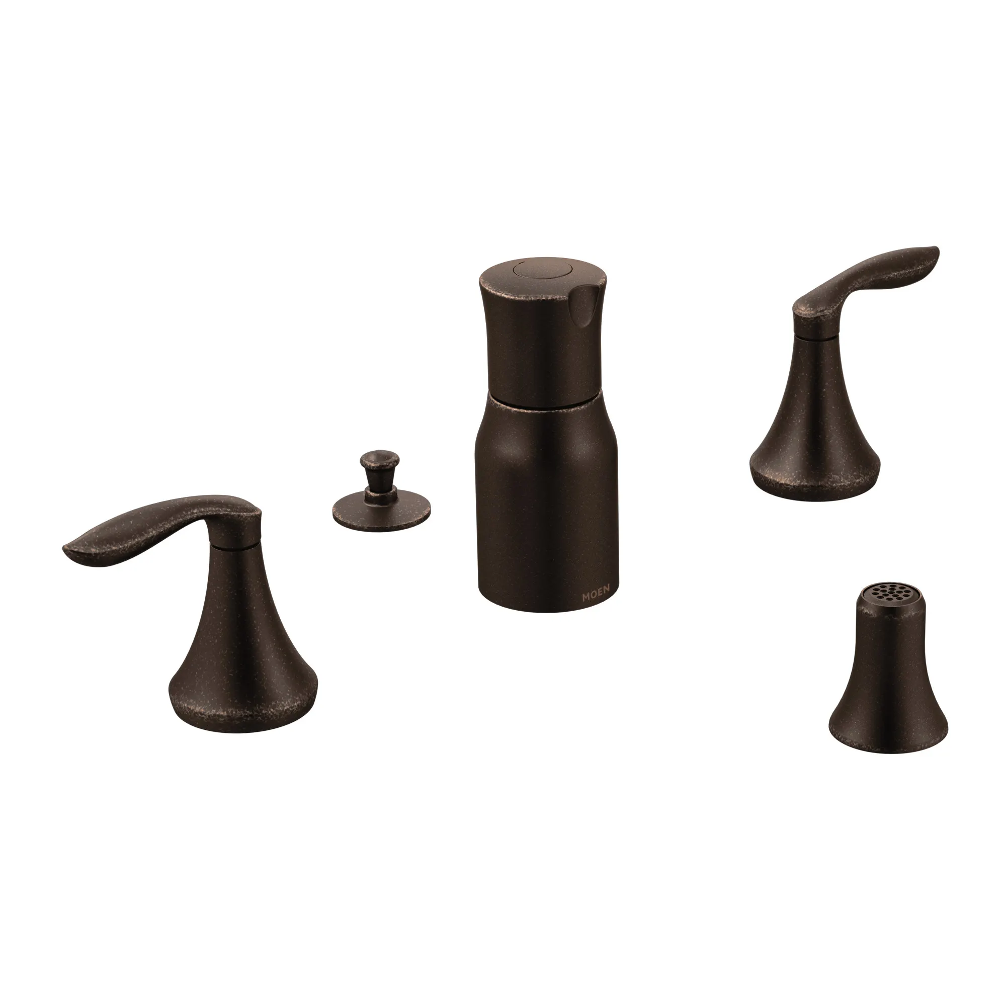 Eva Chrome Two-Handle Bidet Faucet - Image 4
