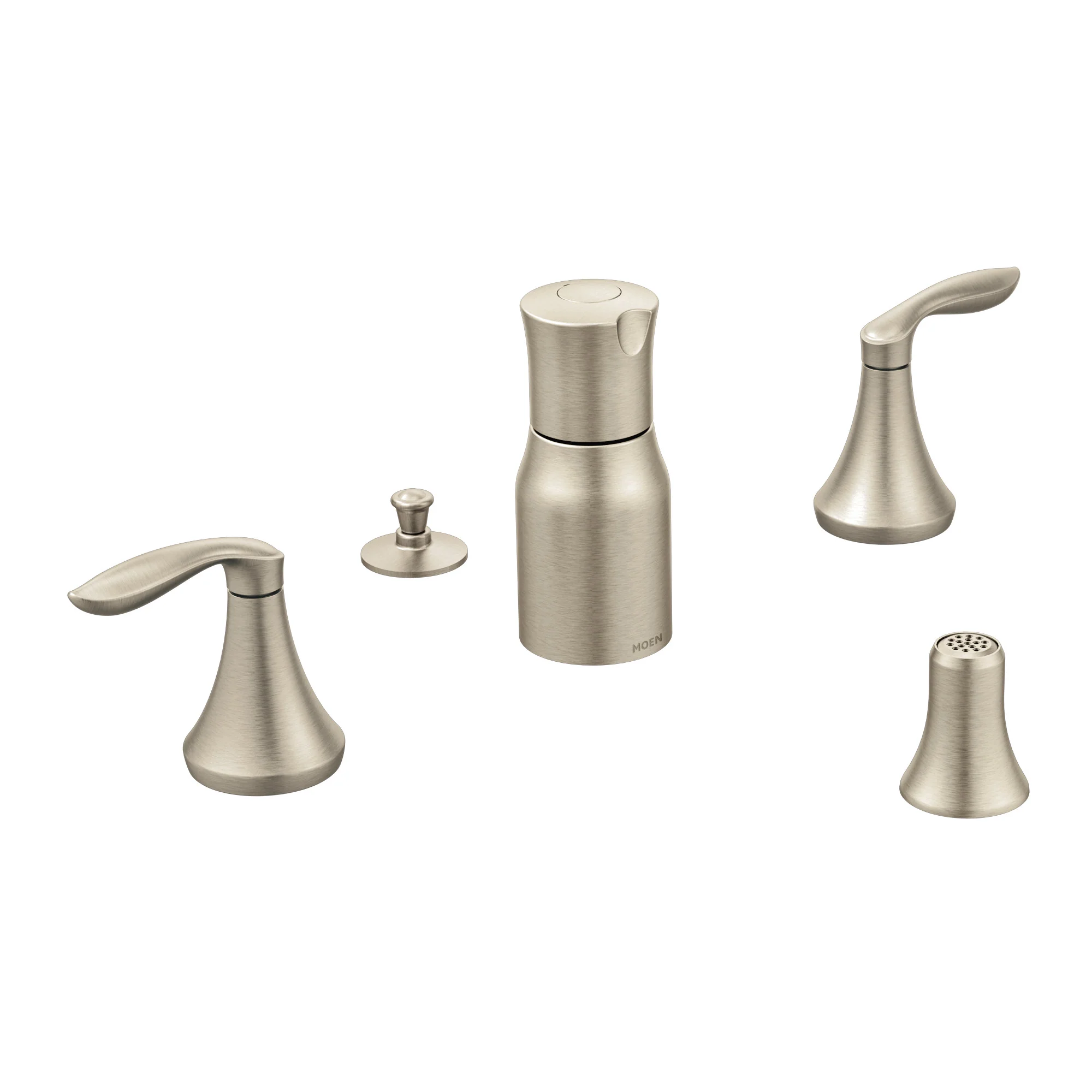 Eva Chrome Two-Handle Bidet Faucet - Image 5