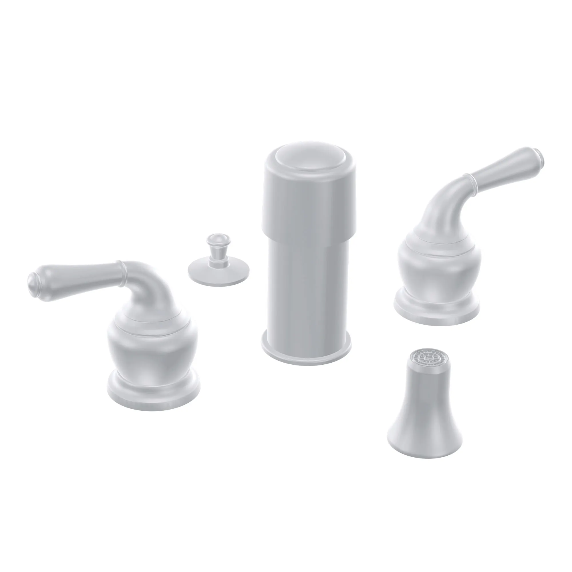 Monticello Chrome two-handle bidet faucet - Image 6