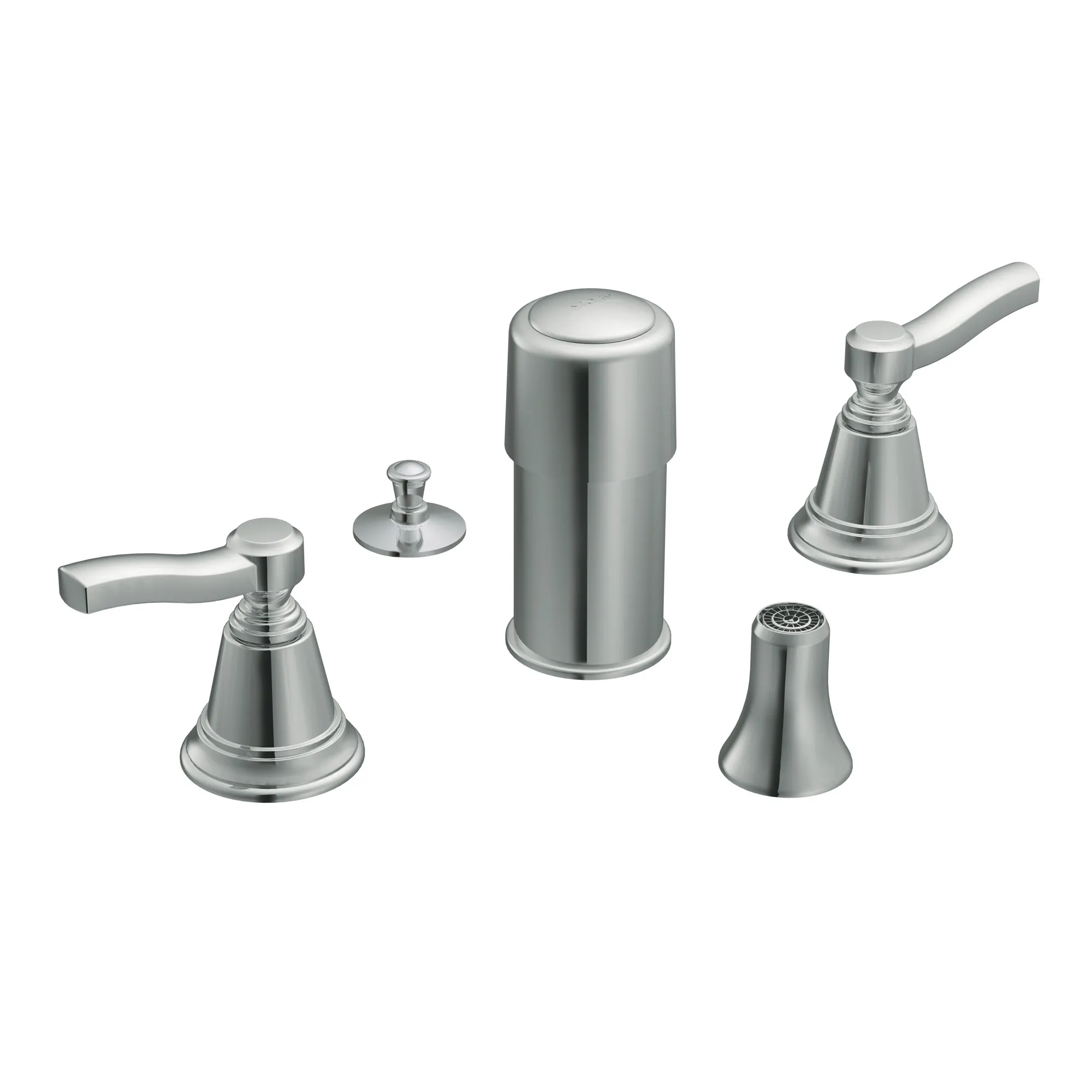 Rothbury Chrome two-handle bidet faucet - Image 2