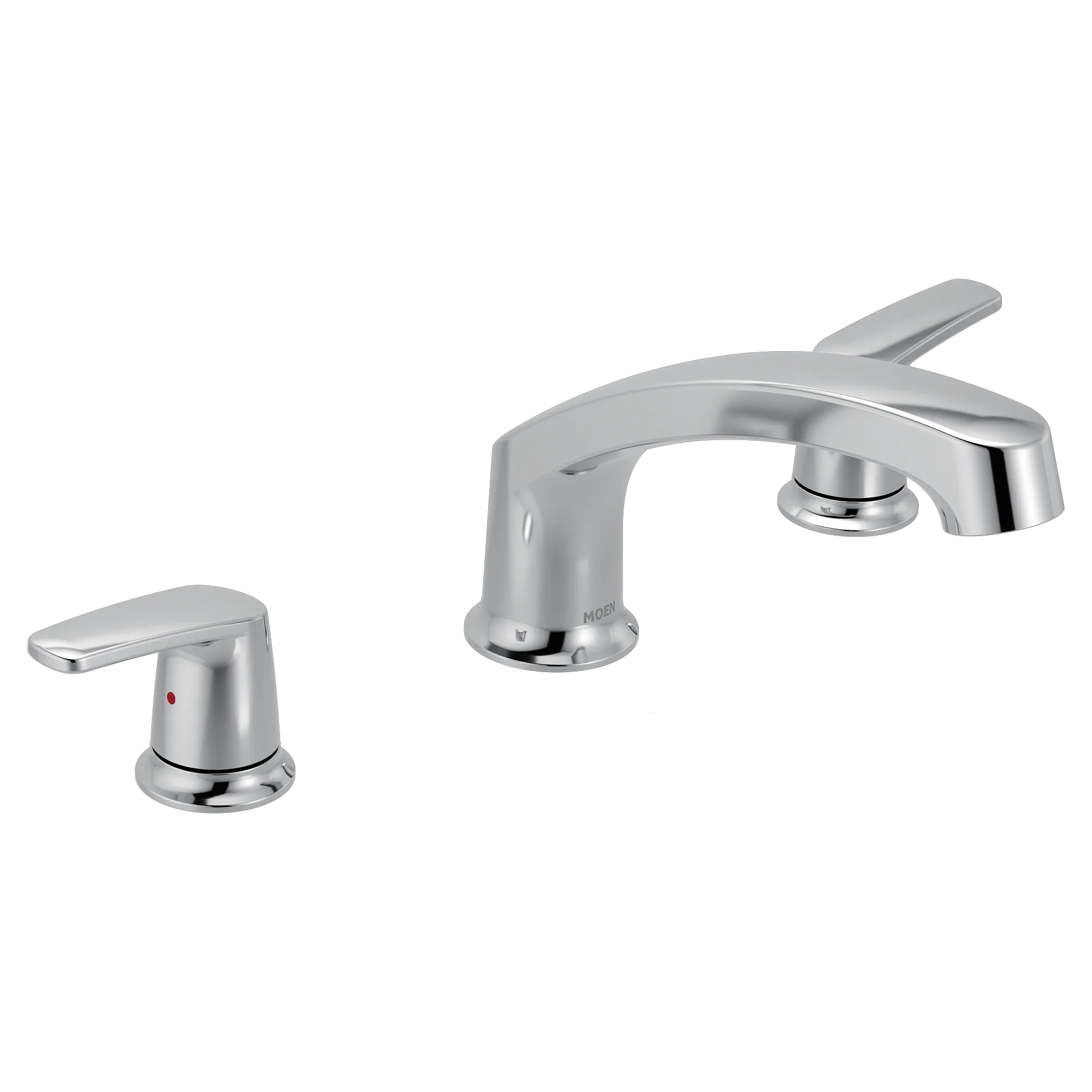 Chateau Chrome two-handle low arc roman tub faucet - Image 2