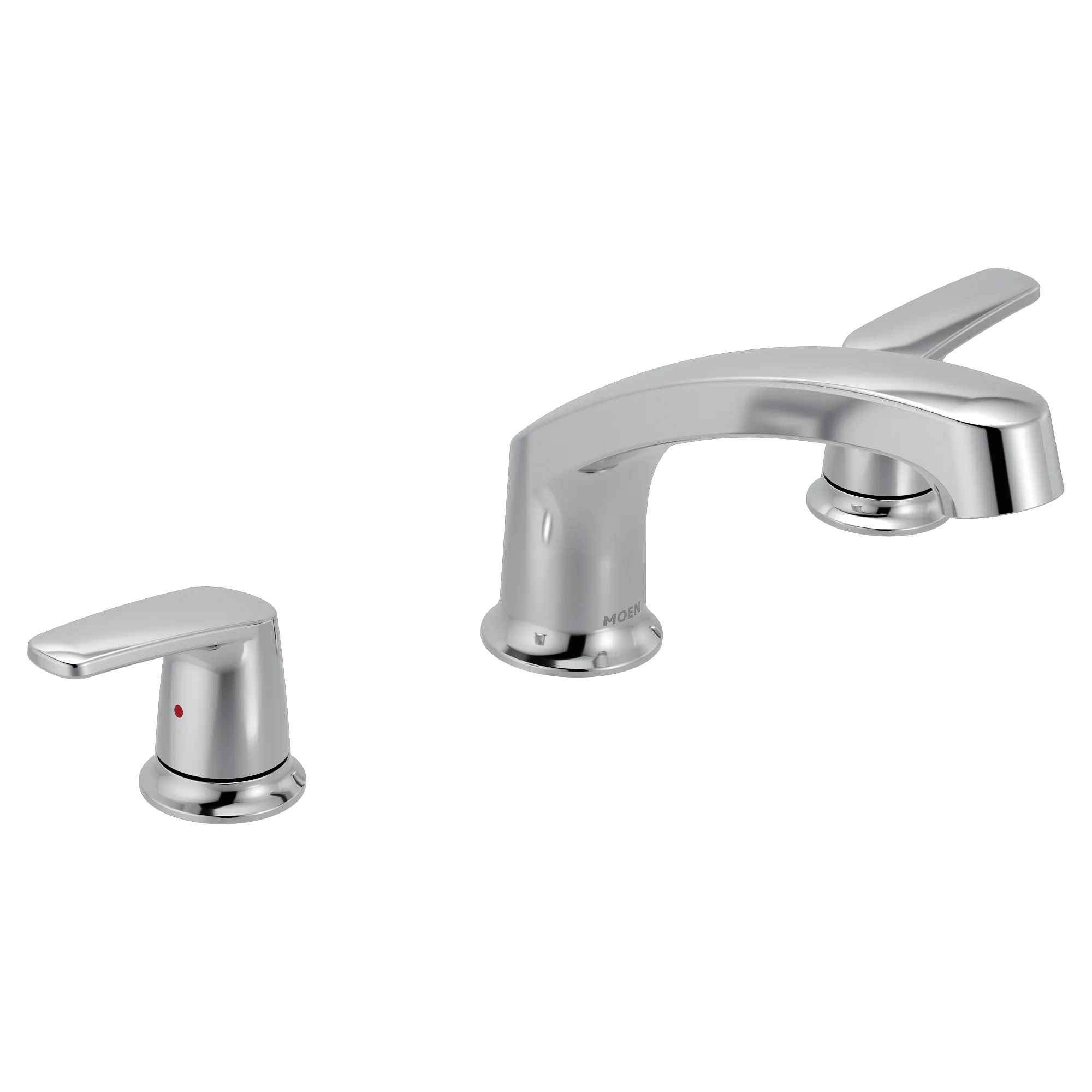 Chateau Chrome two-handle low arc roman tub faucet - Image 2