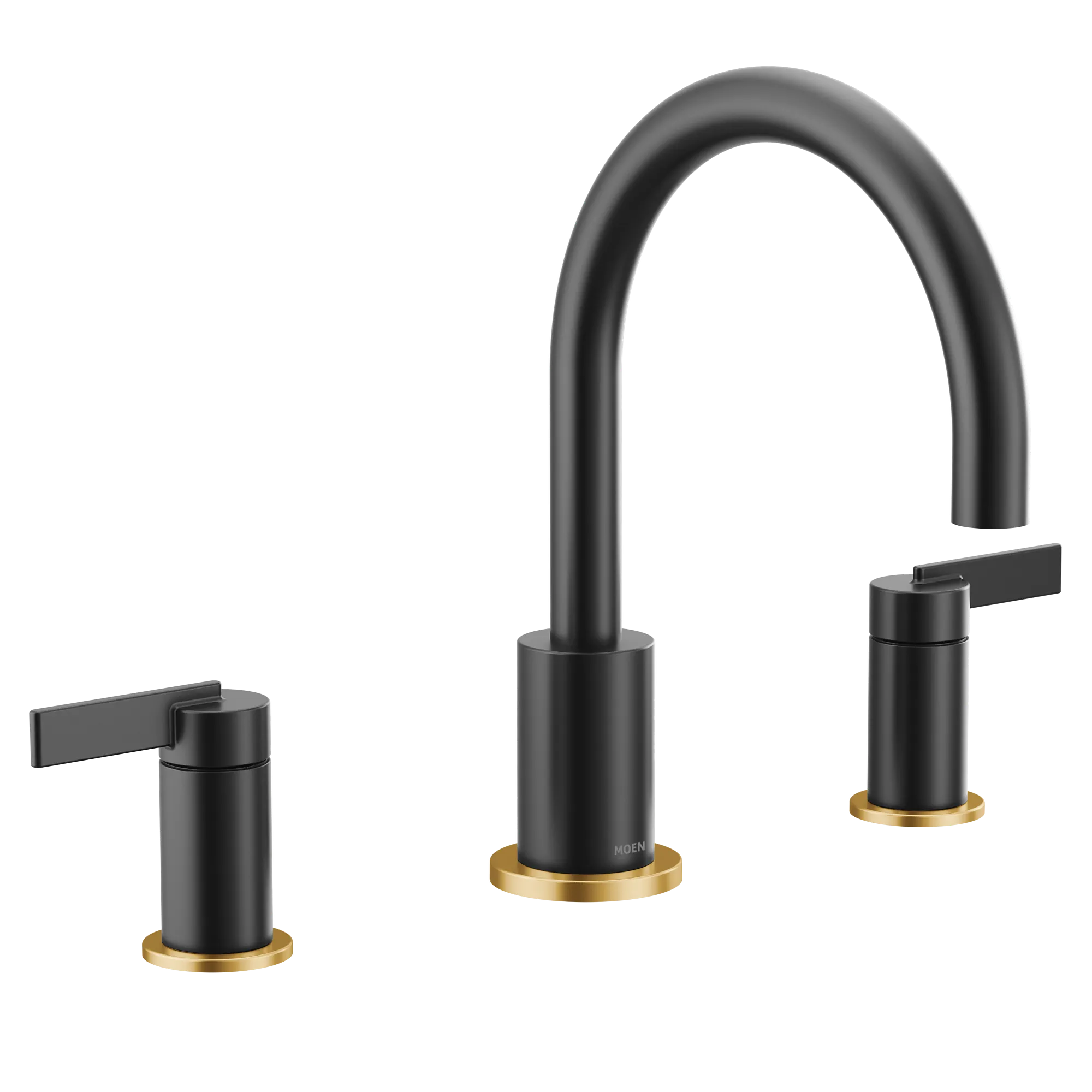 Cia Chrome two-handle non diverter roman tub faucet - Image 4