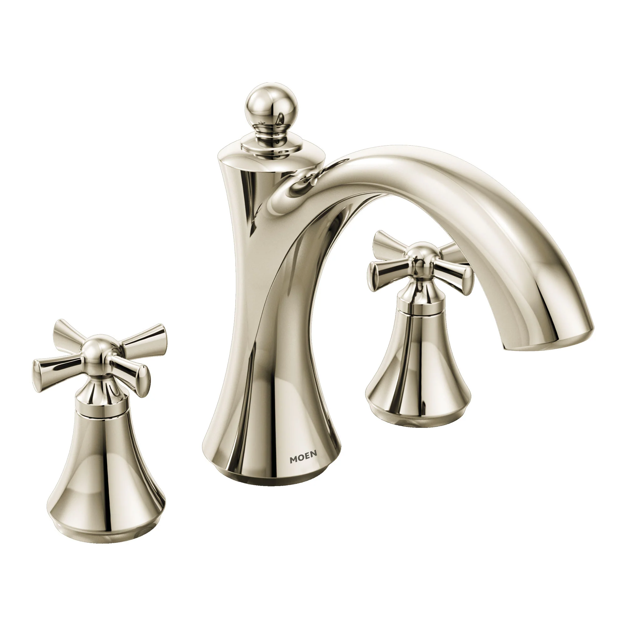 Wynford Two-Handle Non-Diverter Roman Tub Faucet - Image 4