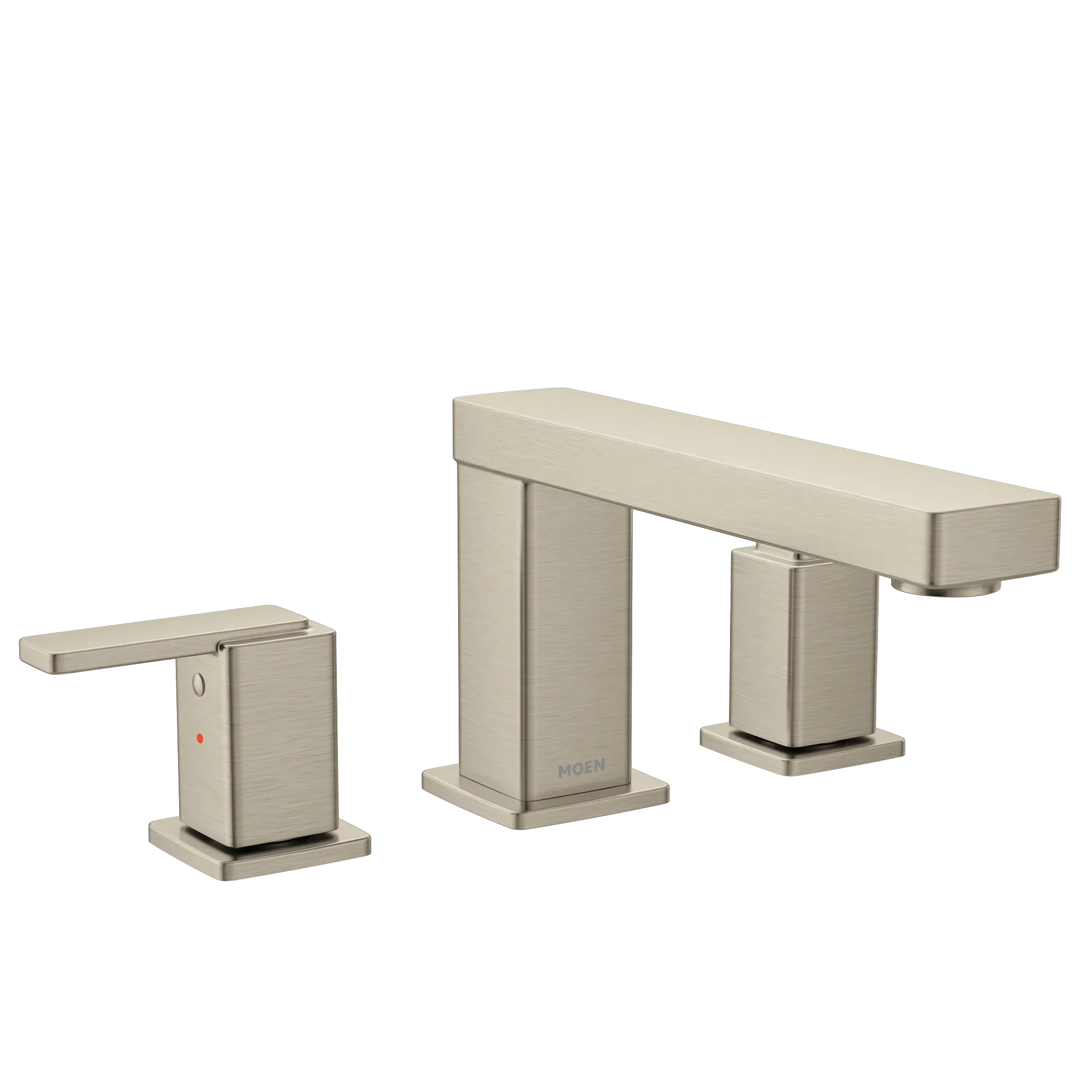 Chrome two-handle non diverter roman tub faucet - Image 6