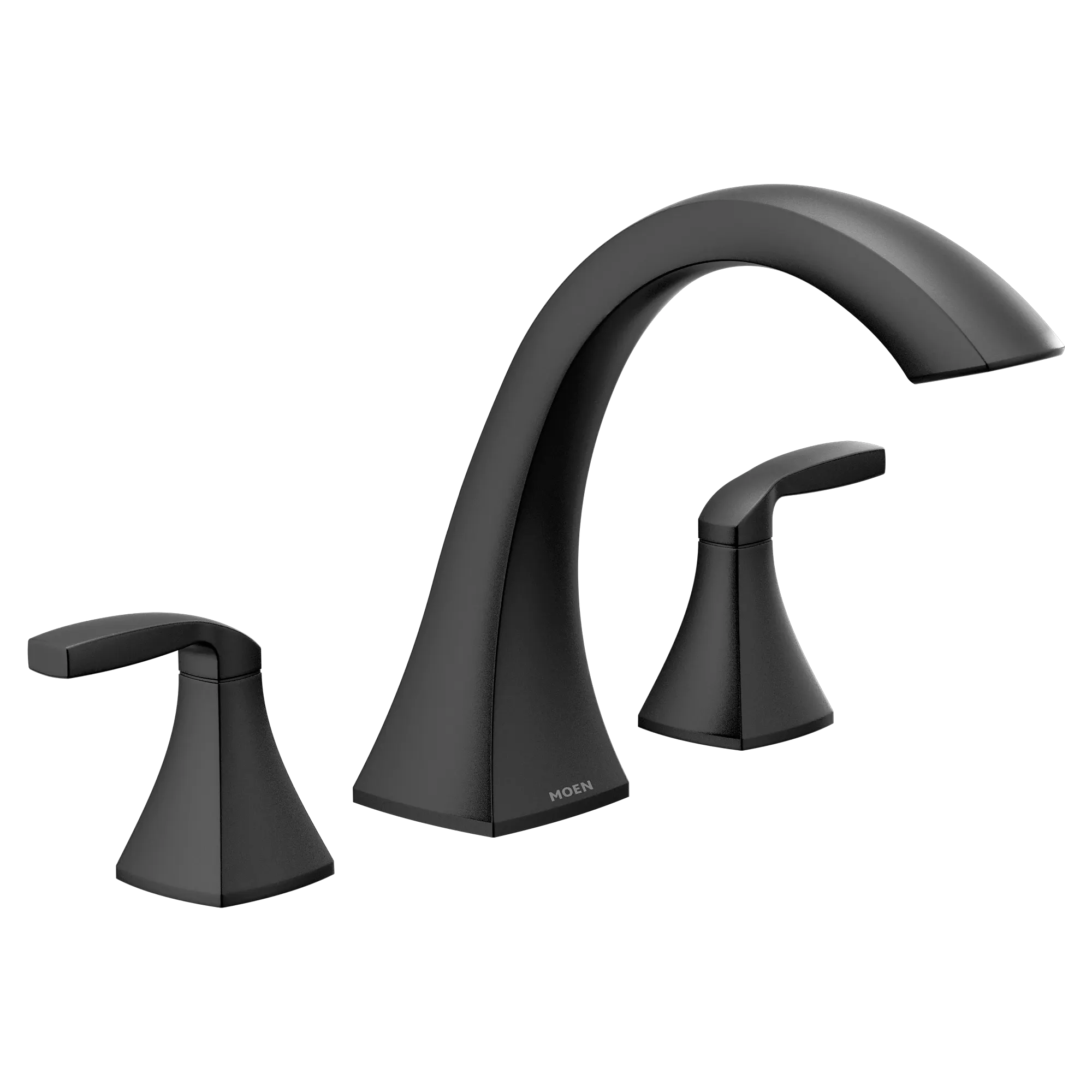 Voss Chrome Two-Handle High Arc Roman Tub Faucet - Image 4