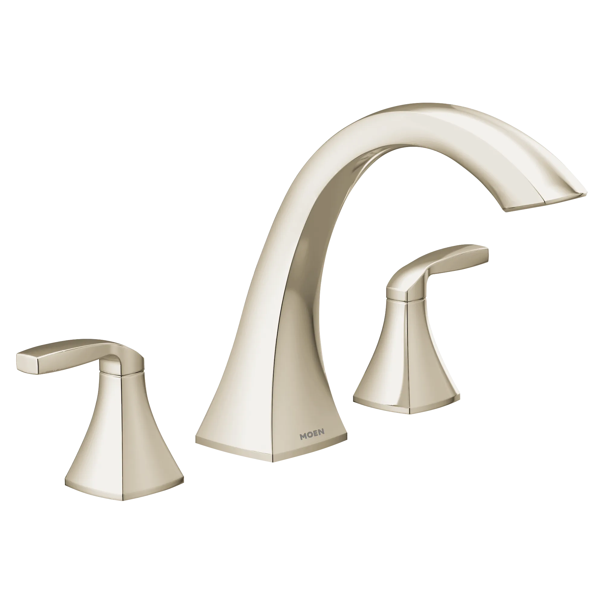Voss Chrome Two-Handle High Arc Roman Tub Faucet - Image 6