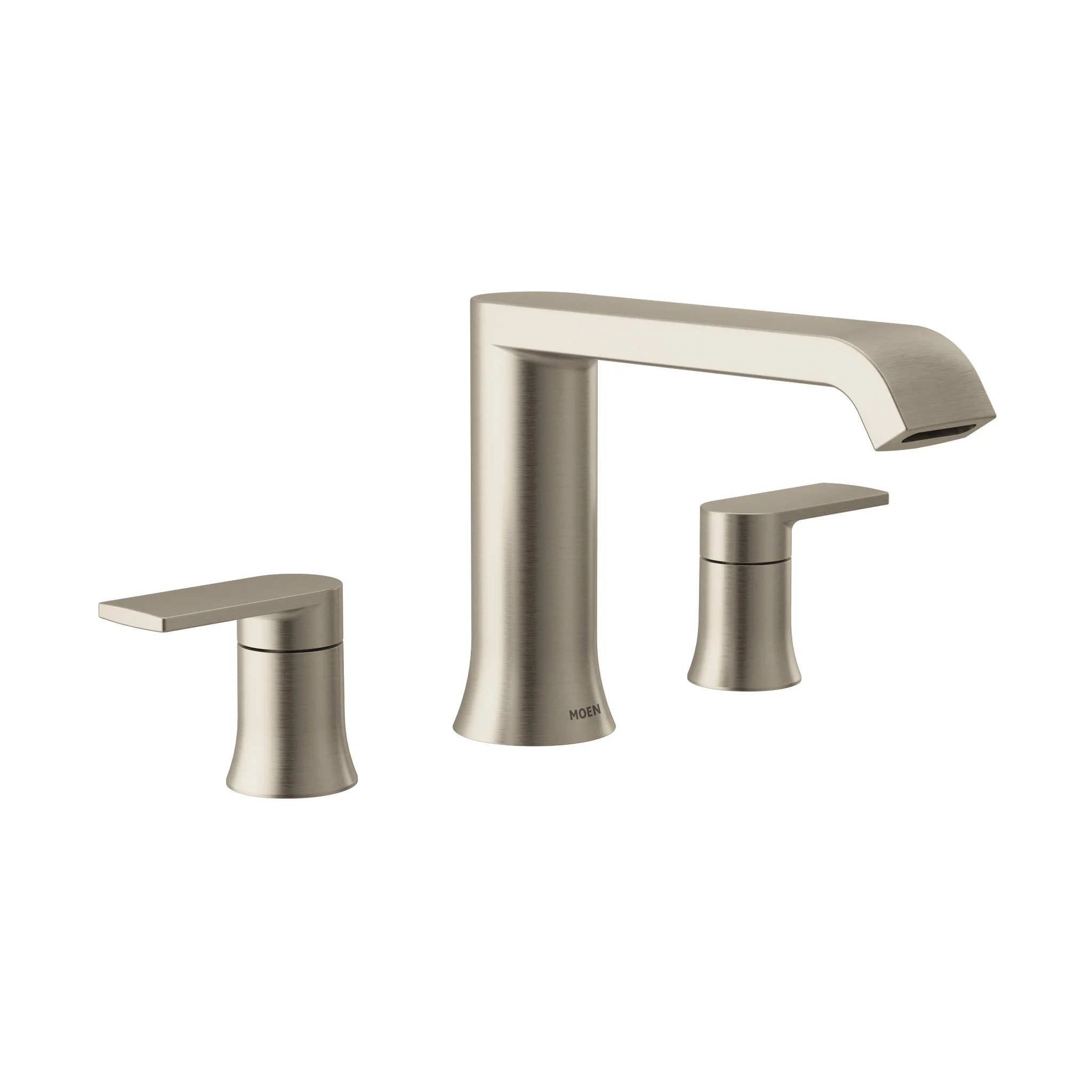 Genta LX Chrome Two-Handle Low Arc Roman Tub Faucet - Image 5