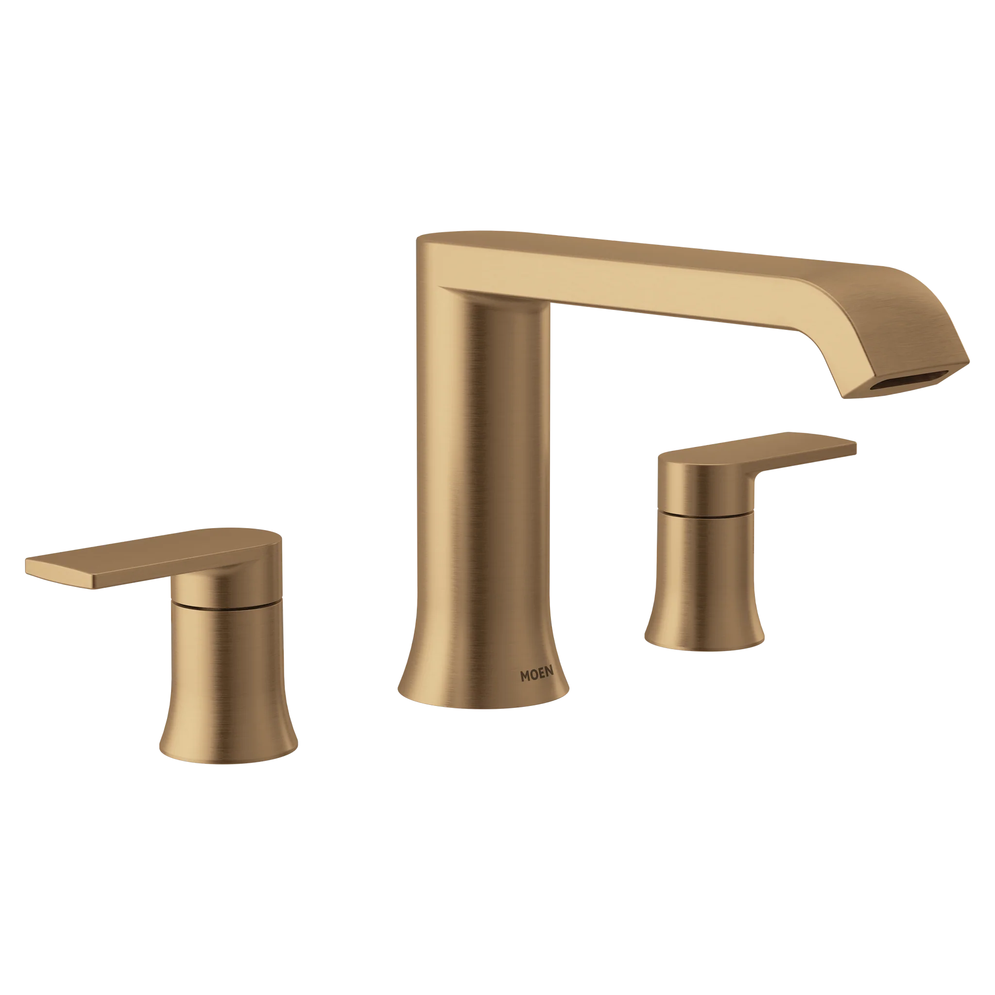 Genta LX Chrome Two-Handle Low Arc Roman Tub Faucet - Image 7