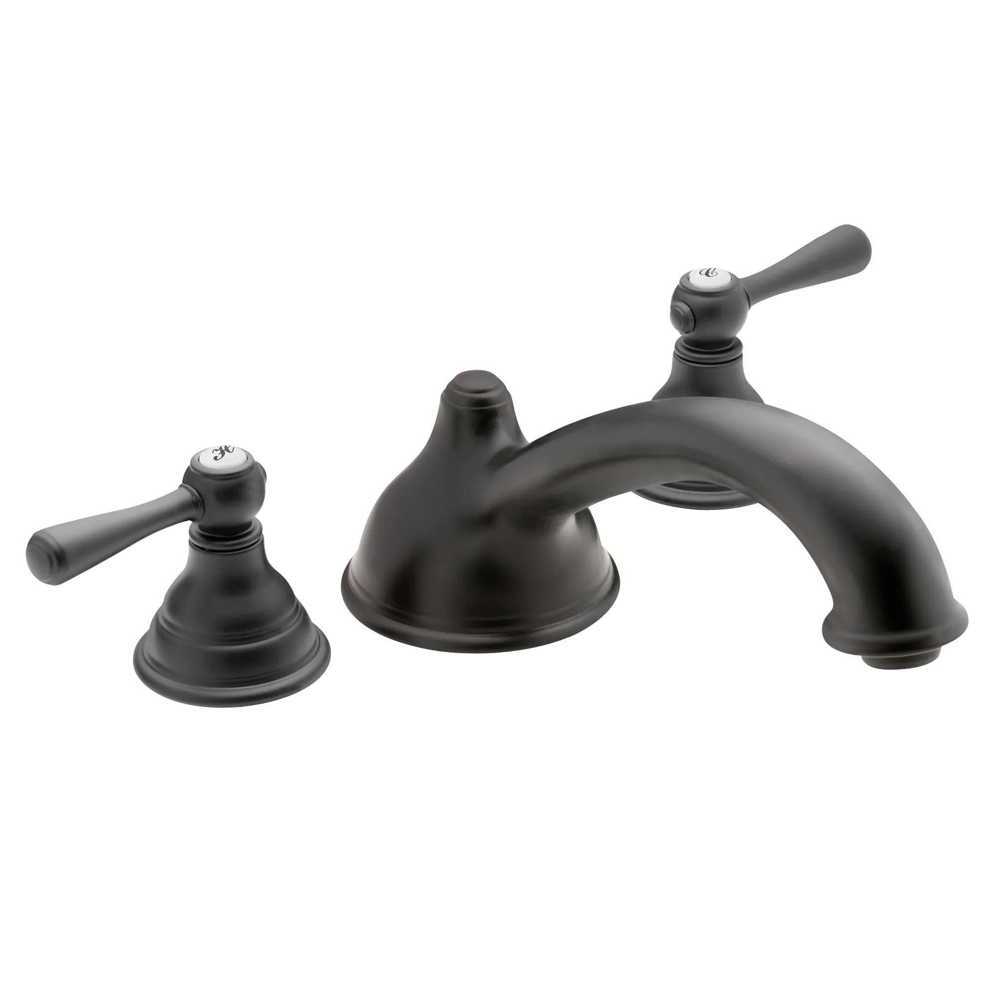 Kingsley Chrome Two-Handle Low Arc Roman Tub Faucet - Image 8