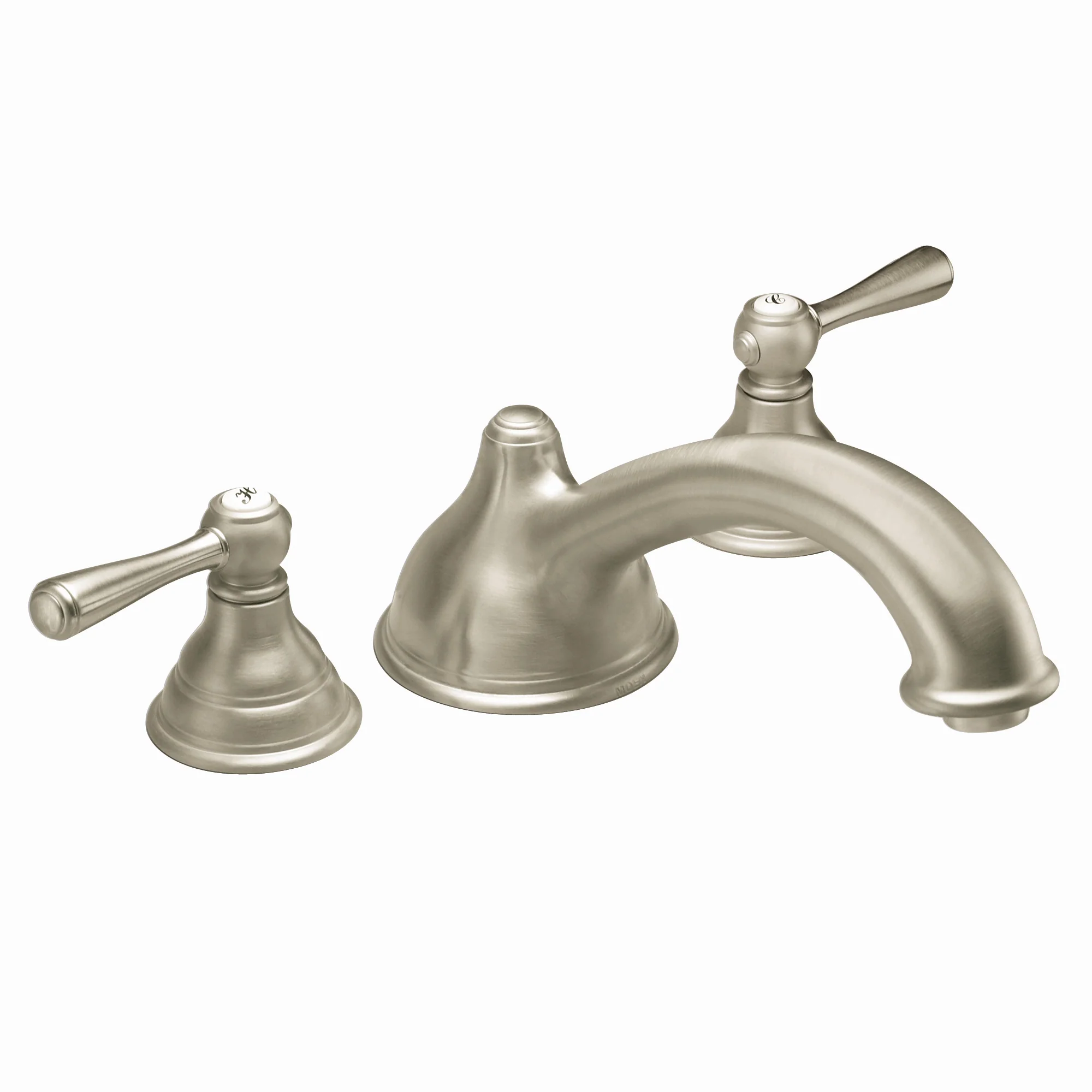 Kingsley Chrome Two-Handle Low Arc Roman Tub Faucet - Image 9