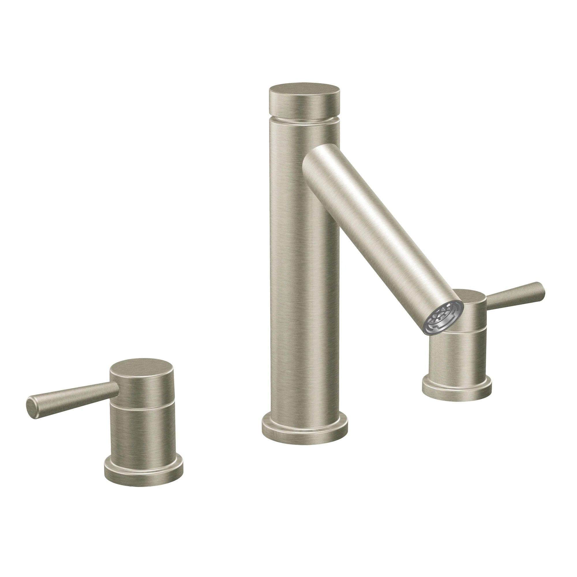 Level Chrome two-handle high arc roman tub faucet - Image 4