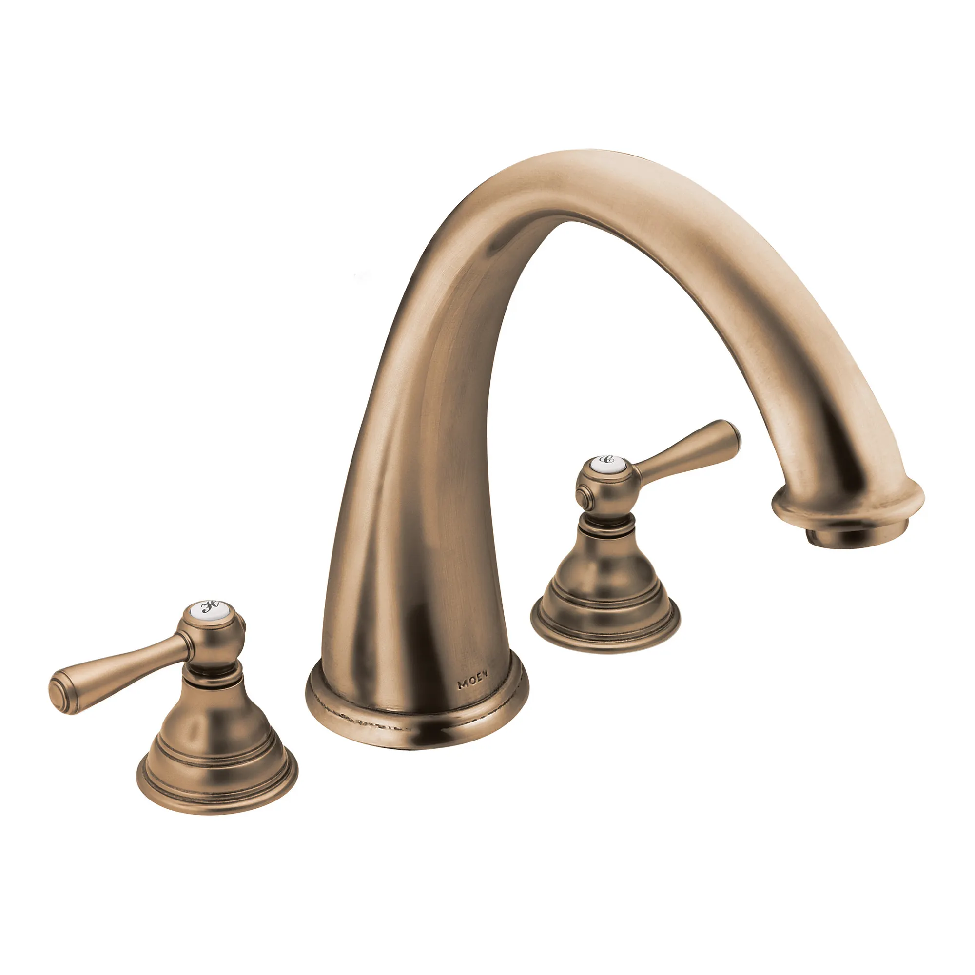 Kingsley Chrome Two-Handle High Arc Roman Tub Faucet - Image 14
