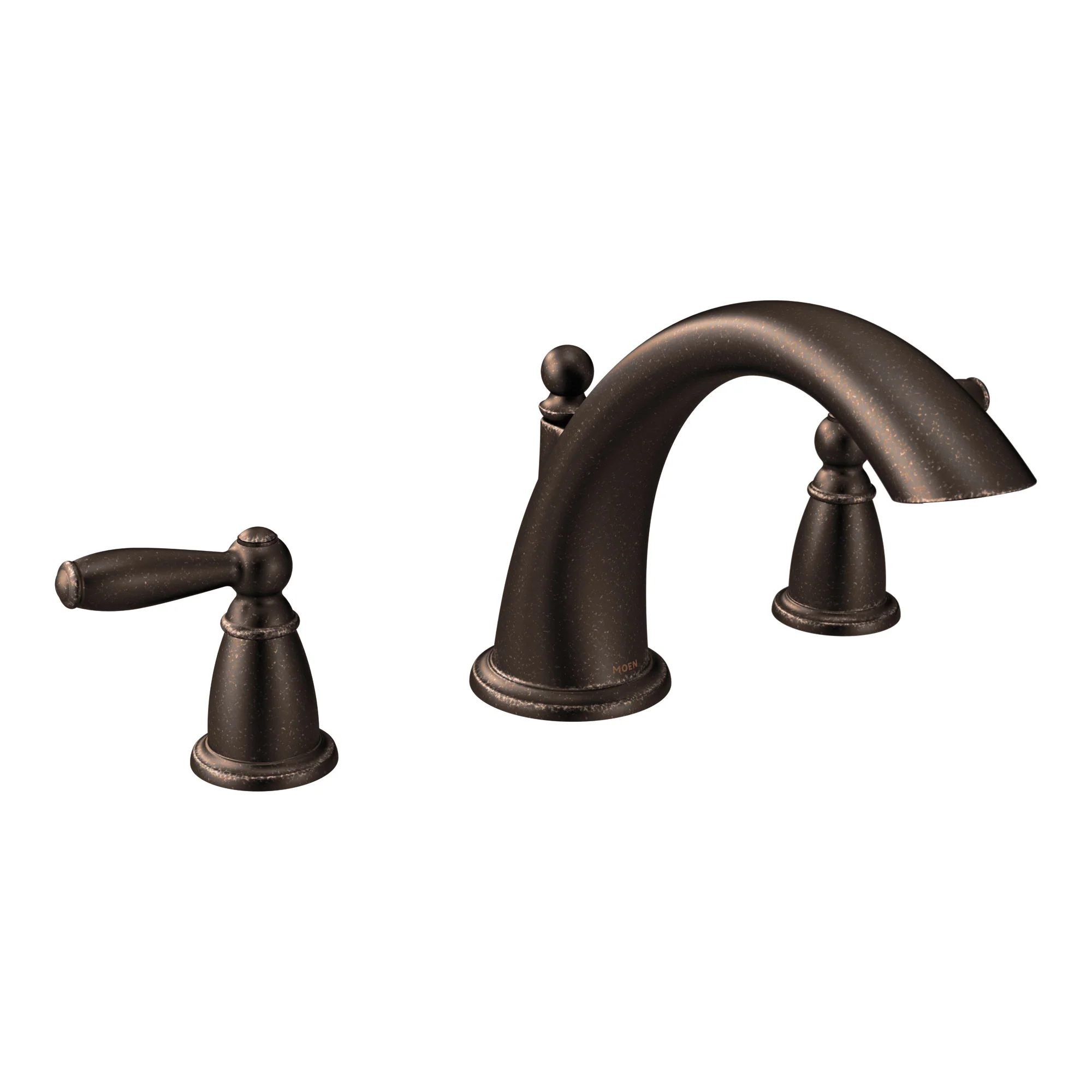 Brantford Chrome Two-Handle Low Arc Roman Tub Faucet - Image 3