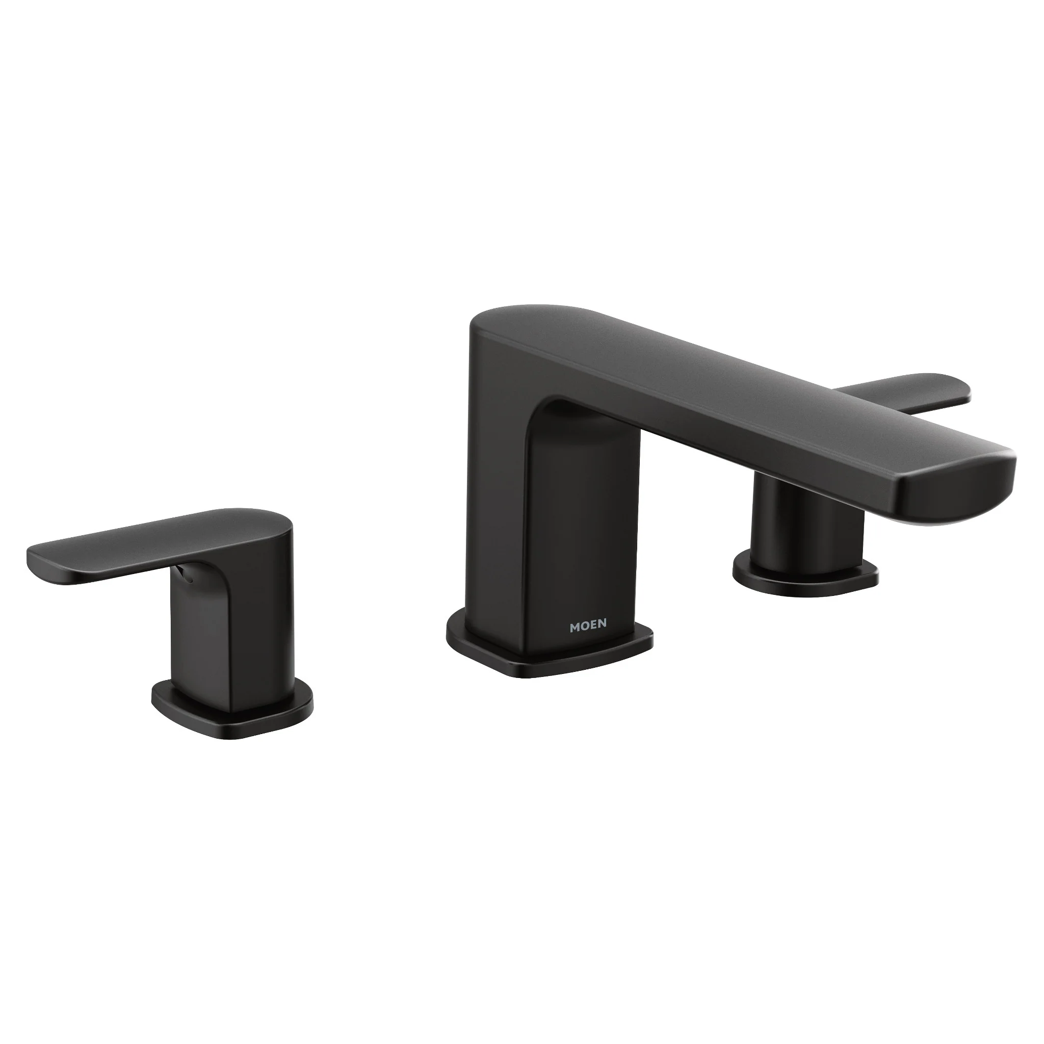 Rizon Chrome Two-Handle Low Arc Roman Tub Faucet - Image 3