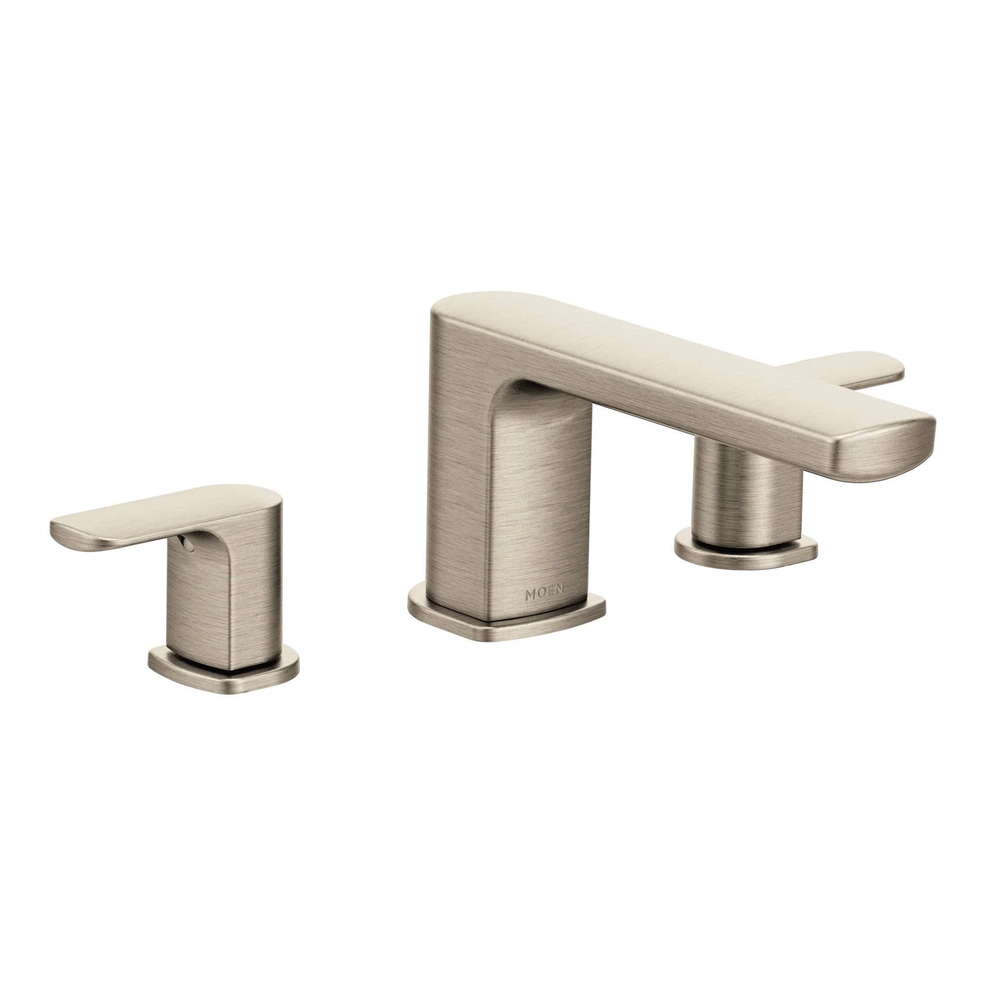 Rizon Chrome Two-Handle Low Arc Roman Tub Faucet - Image 5