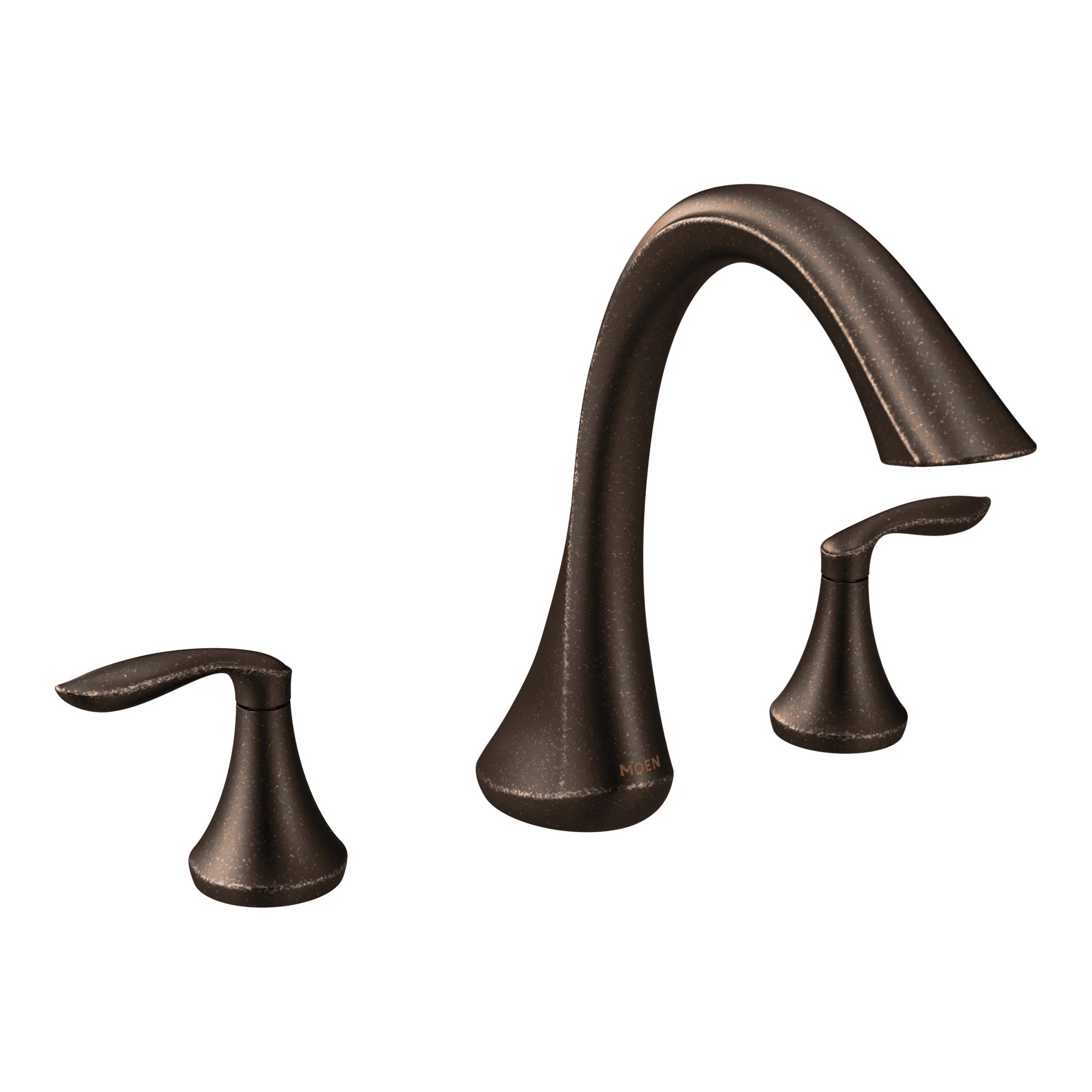 Eva Chrome Two-Handle High Arc Roman Tub Faucet - Image 5