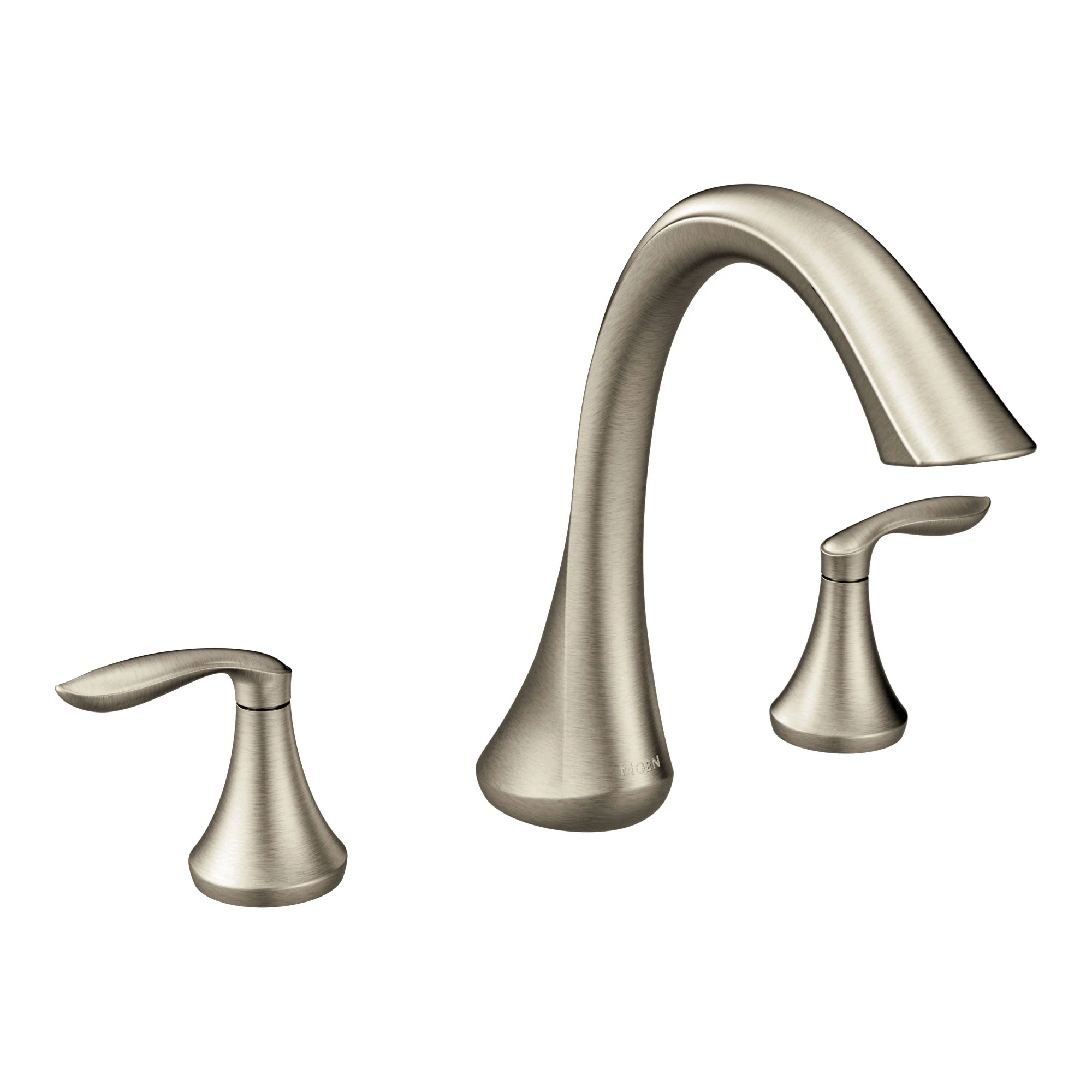 Eva Chrome Two-Handle High Arc Roman Tub Faucet - Image 7