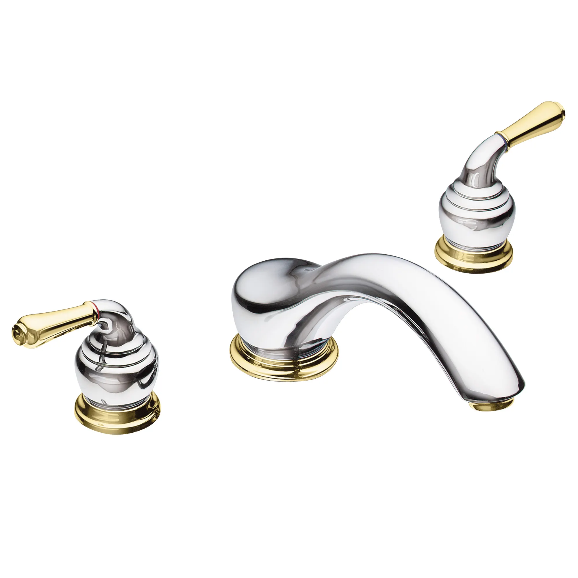 Monticello Chrome two-handle low arc roman tub faucet - Image 10