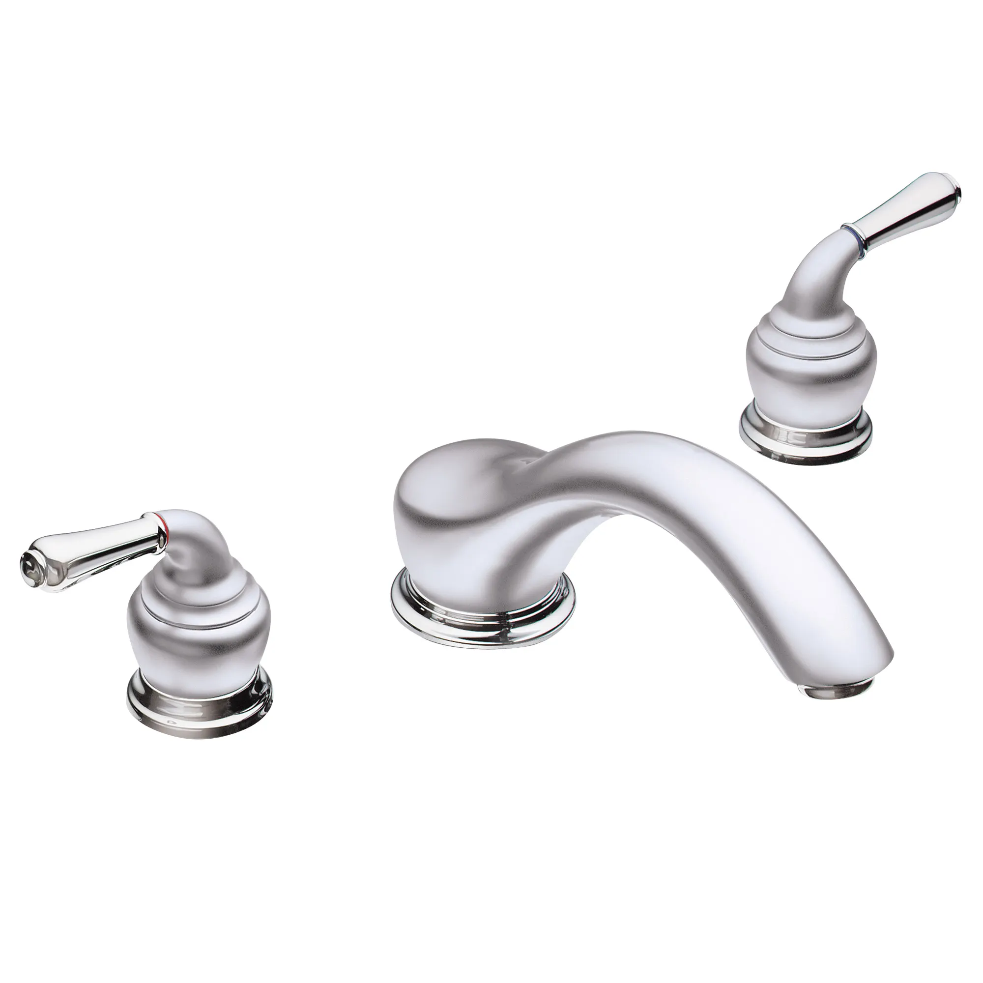 Monticello Chrome two-handle low arc roman tub faucet - Image 12