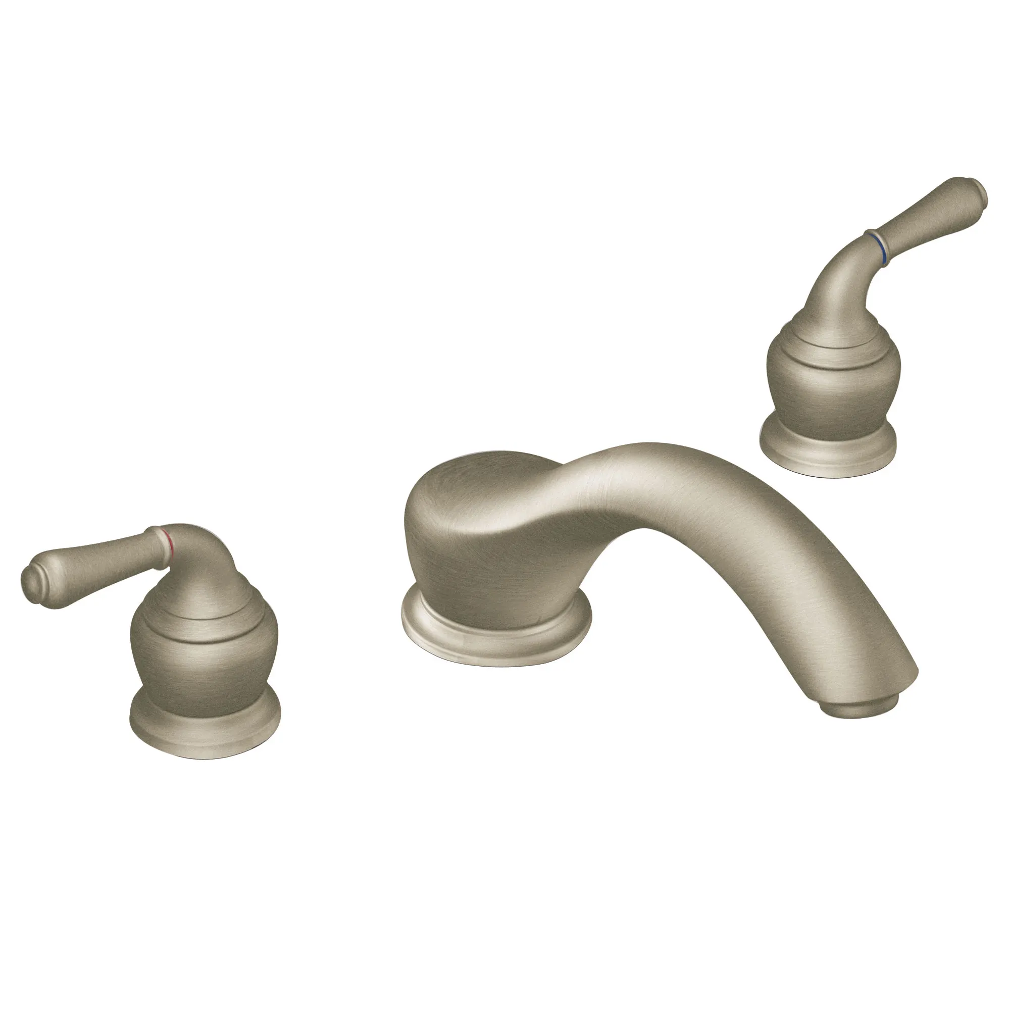 Monticello Chrome two-handle low arc roman tub faucet - Image 14