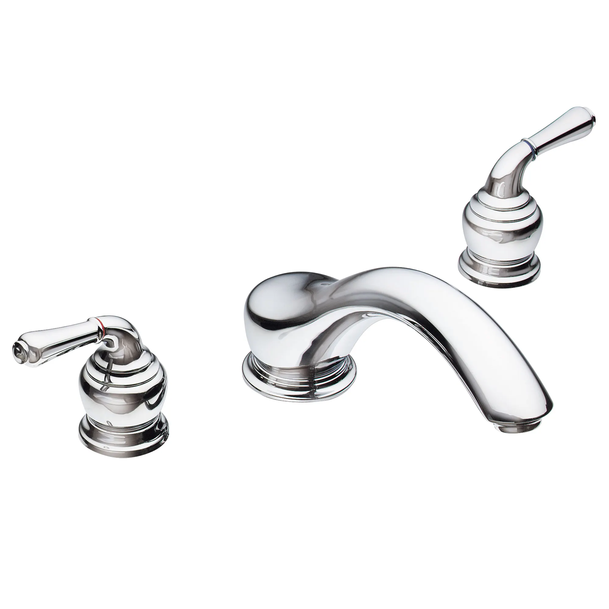Monticello Chrome two-handle low arc roman tub faucet - Image 2
