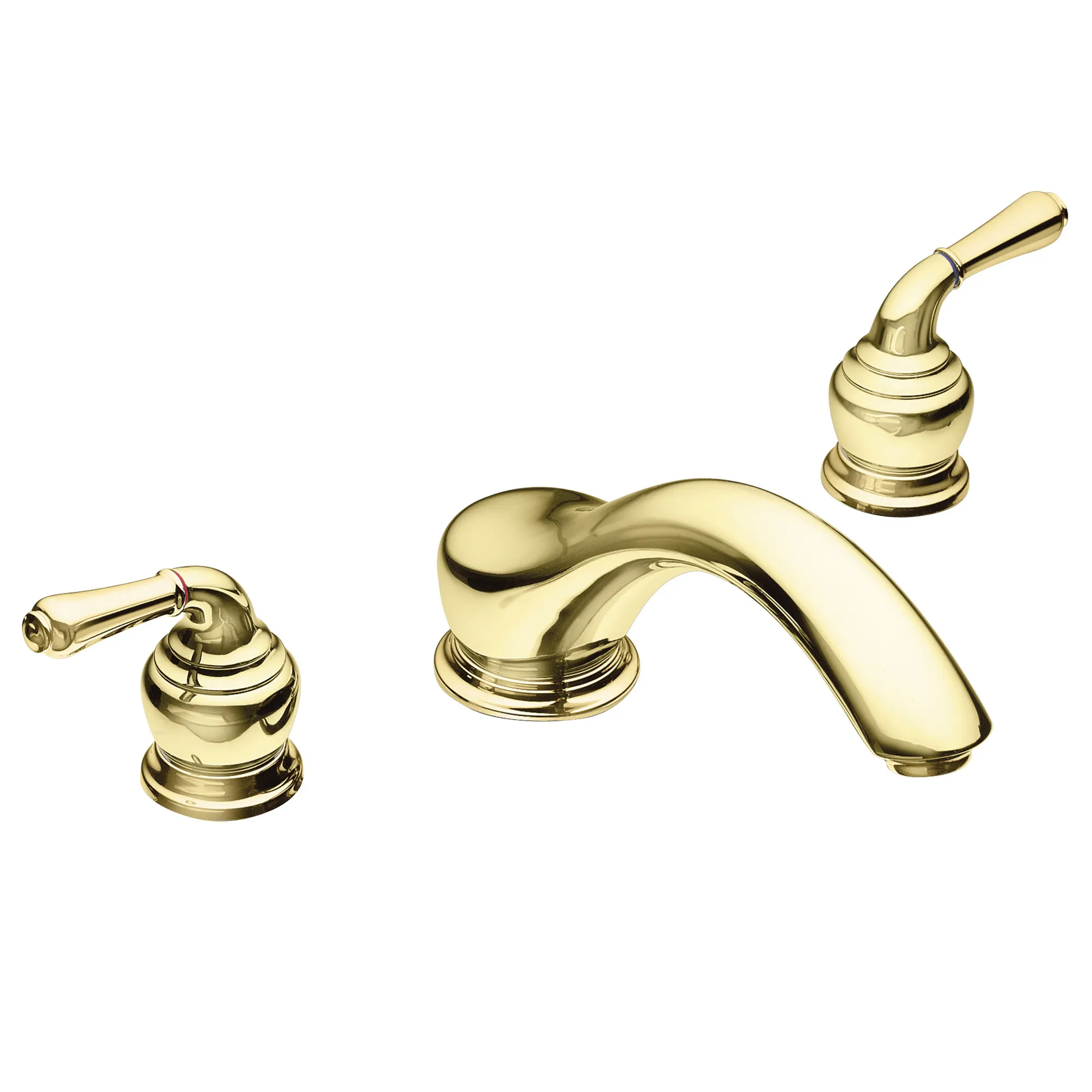 Monticello Chrome two-handle low arc roman tub faucet - Image 4