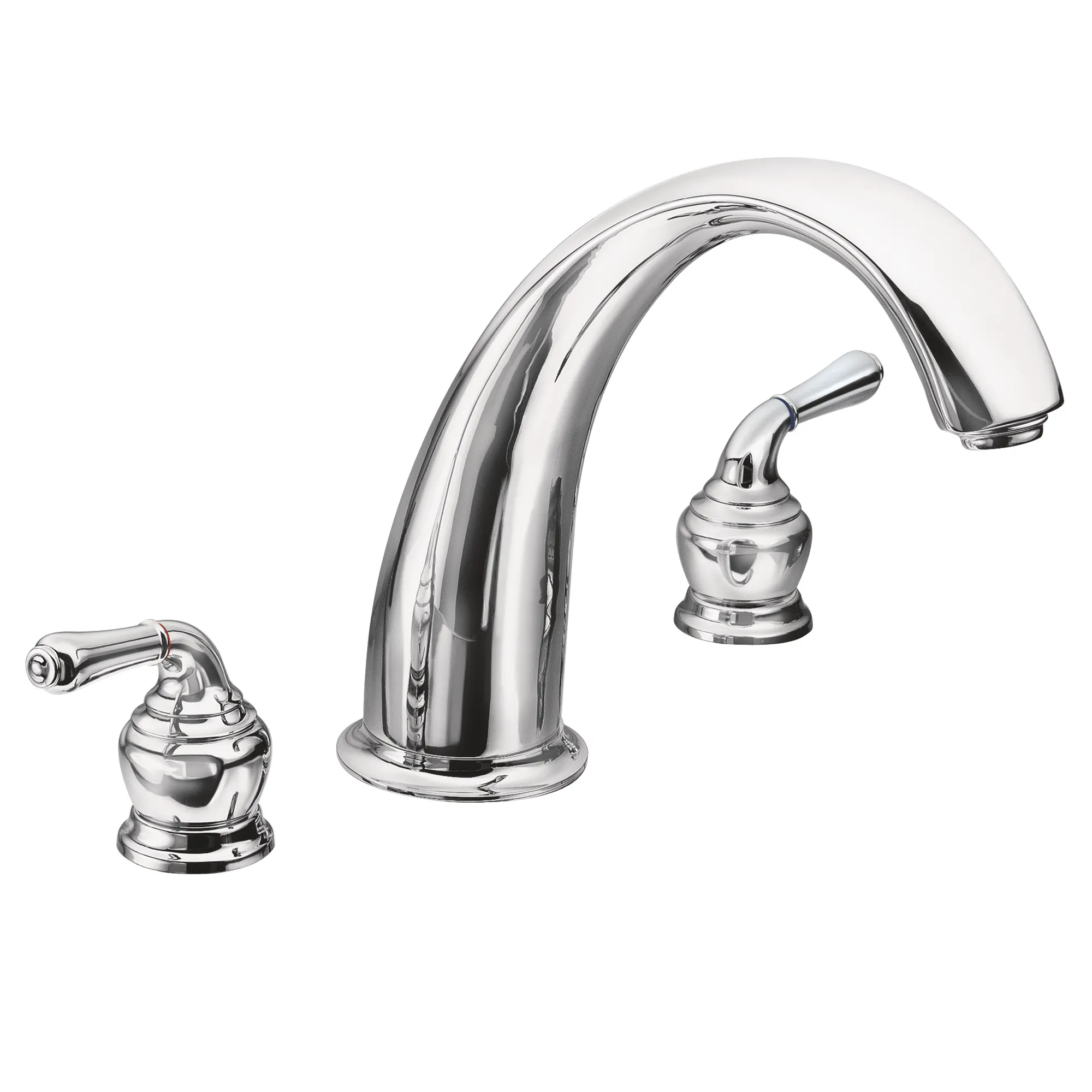 Monticello Chrome two-handle high arc roman tub faucet - Image 2