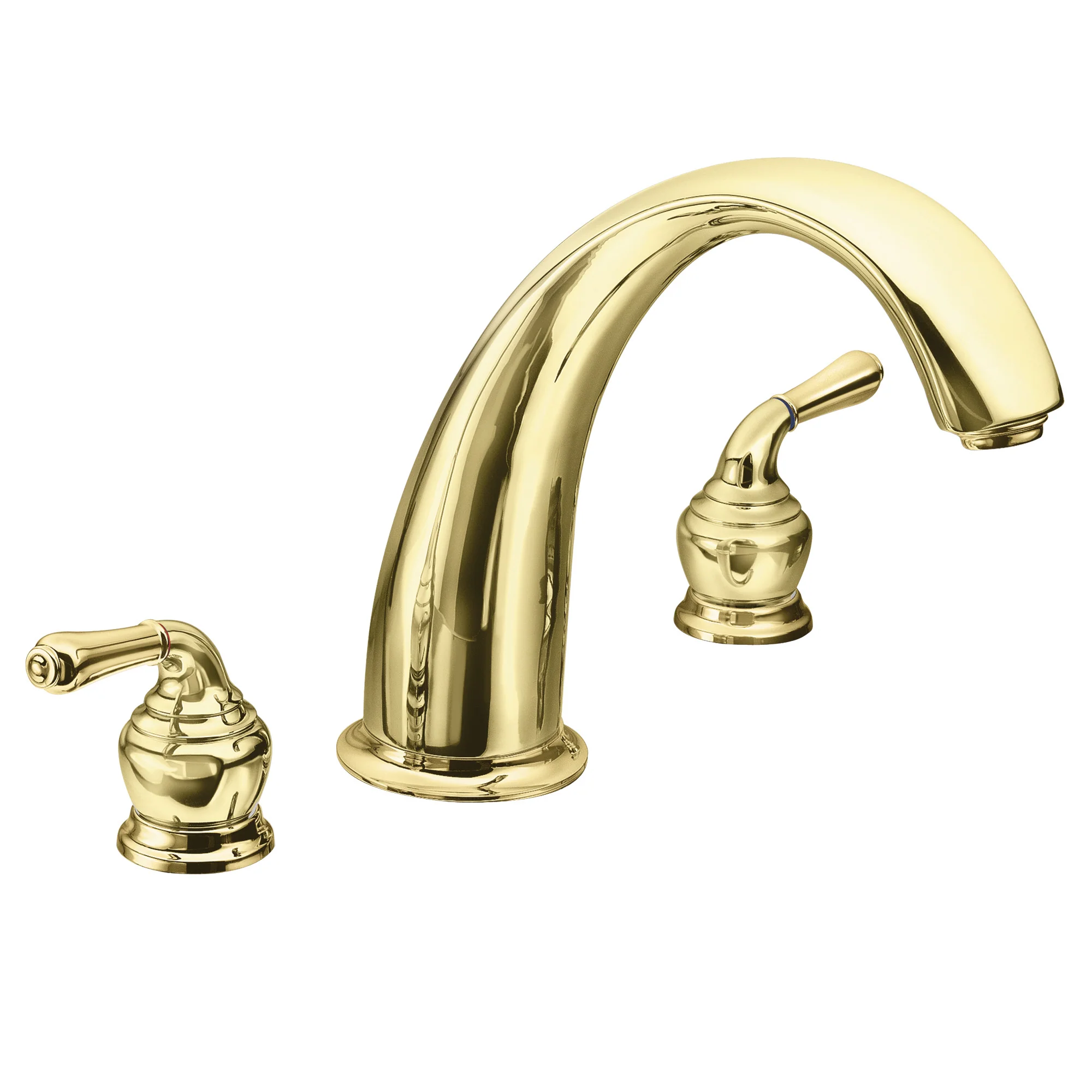Monticello Chrome two-handle high arc roman tub faucet - Image 3