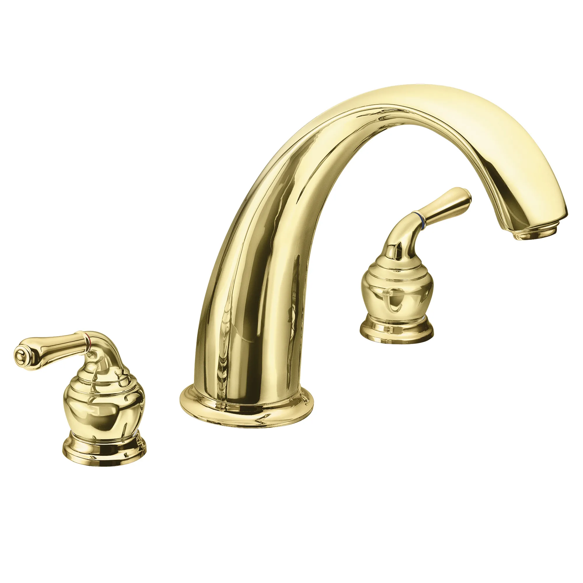 Monticello Chrome two-handle high arc roman tub faucet - Image 4