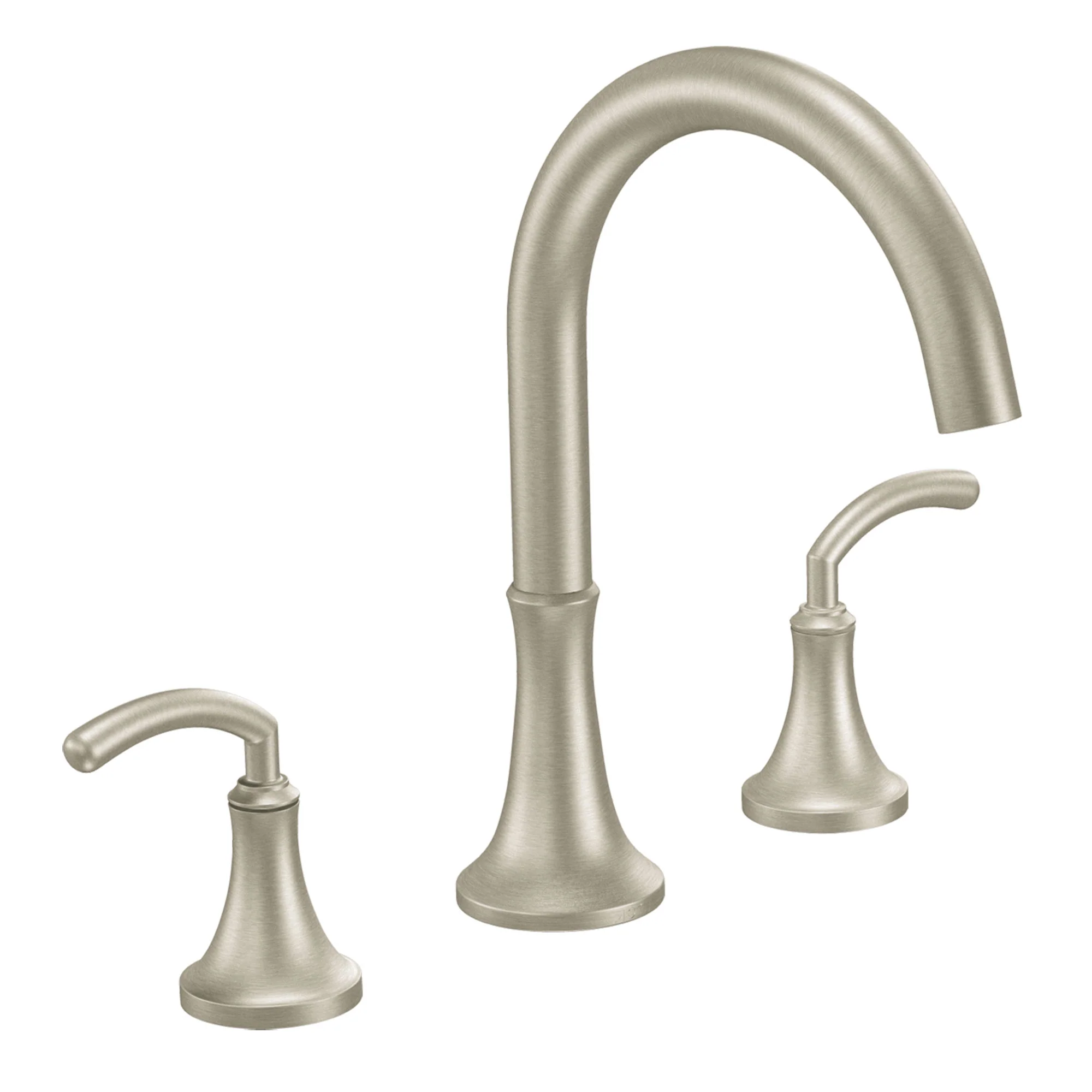 Icon Chrome two-handle high arc roman tub faucet - Image 3