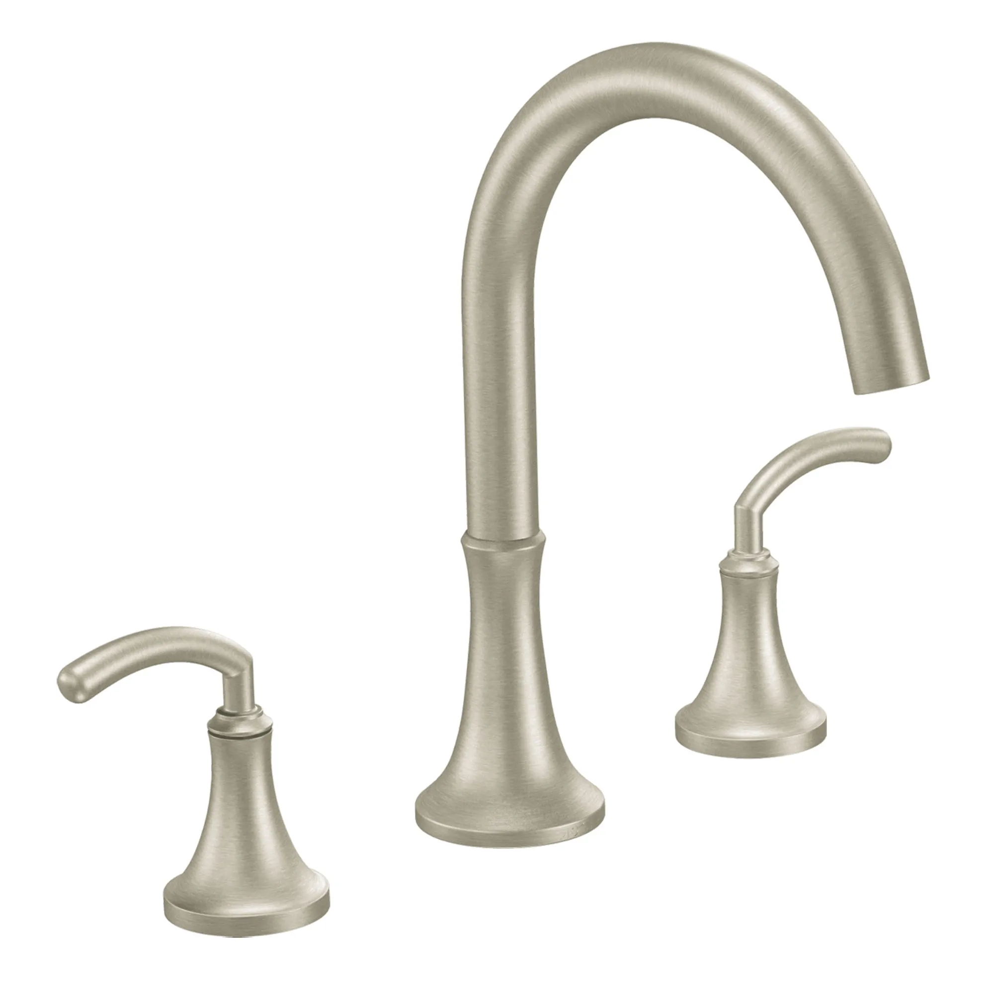 Icon Chrome two-handle high arc roman tub faucet - Image 4
