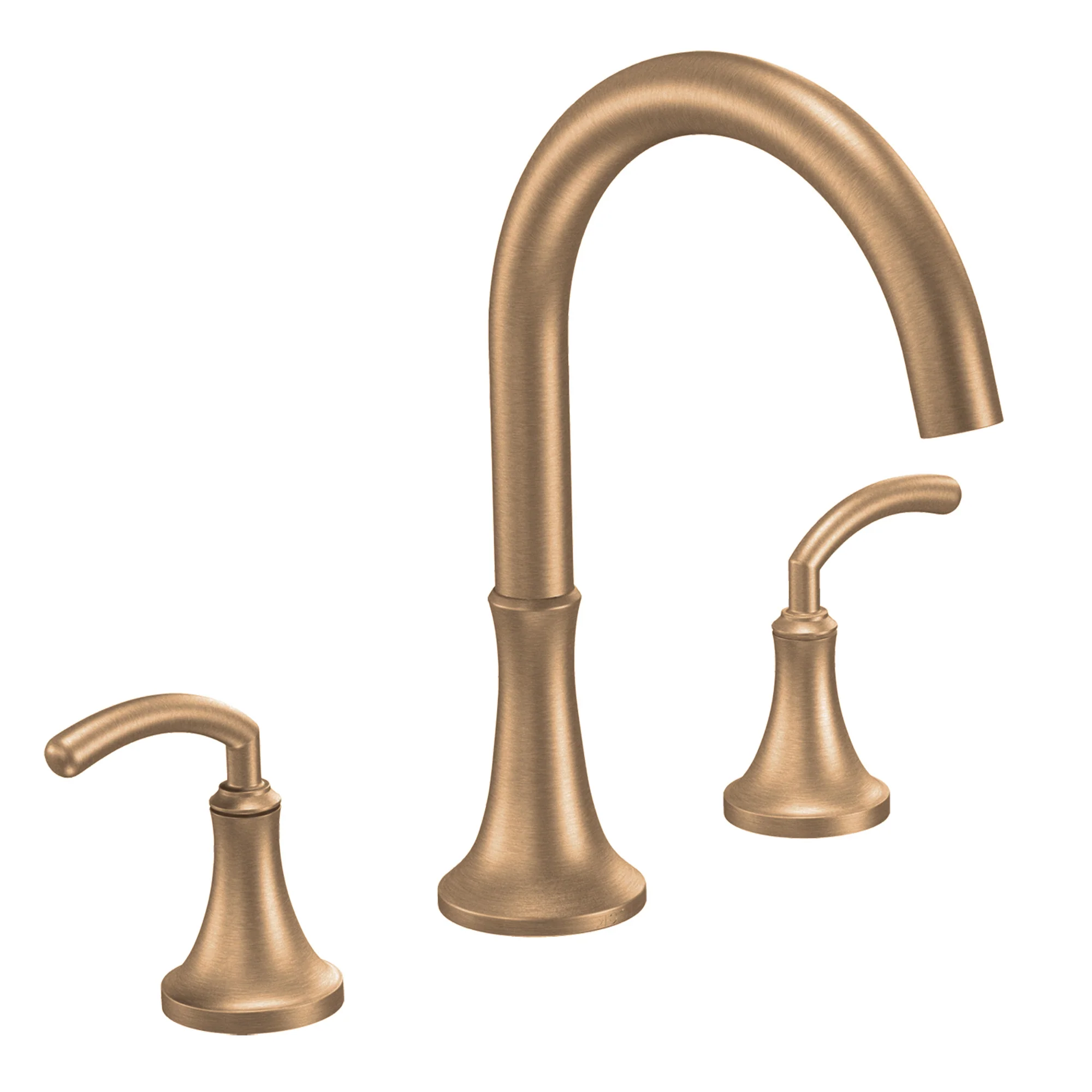 Icon Chrome two-handle high arc roman tub faucet - Image 5